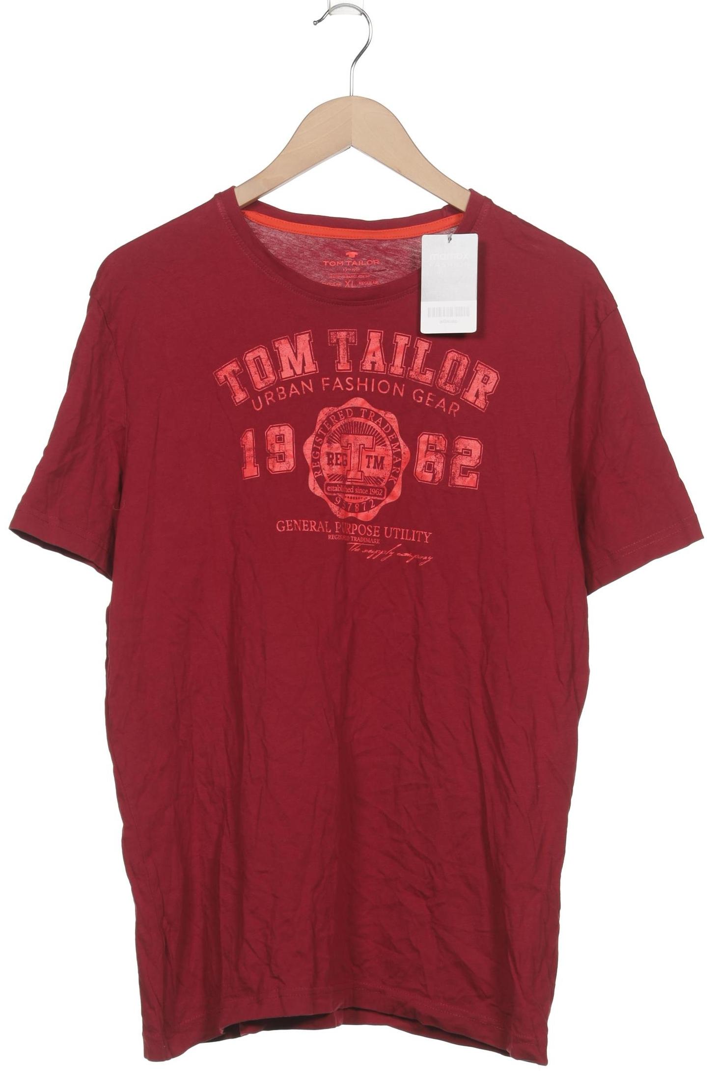 

Tom Tailor Herren T-Shirt, bordeaux, Gr. 54