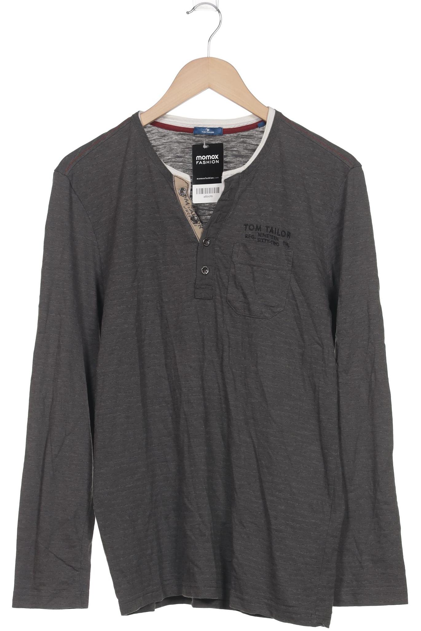 

Tom Tailor Herren Langarmshirt, grau, Gr. 48