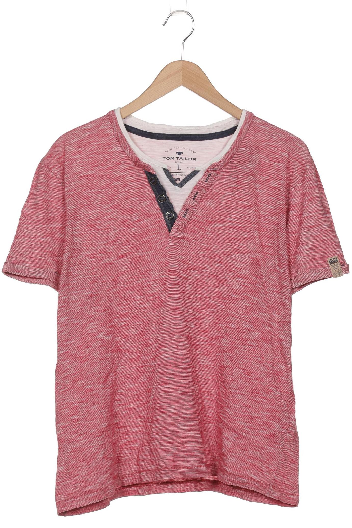 

Tom Tailor Herren T-Shirt, pink, Gr. 52