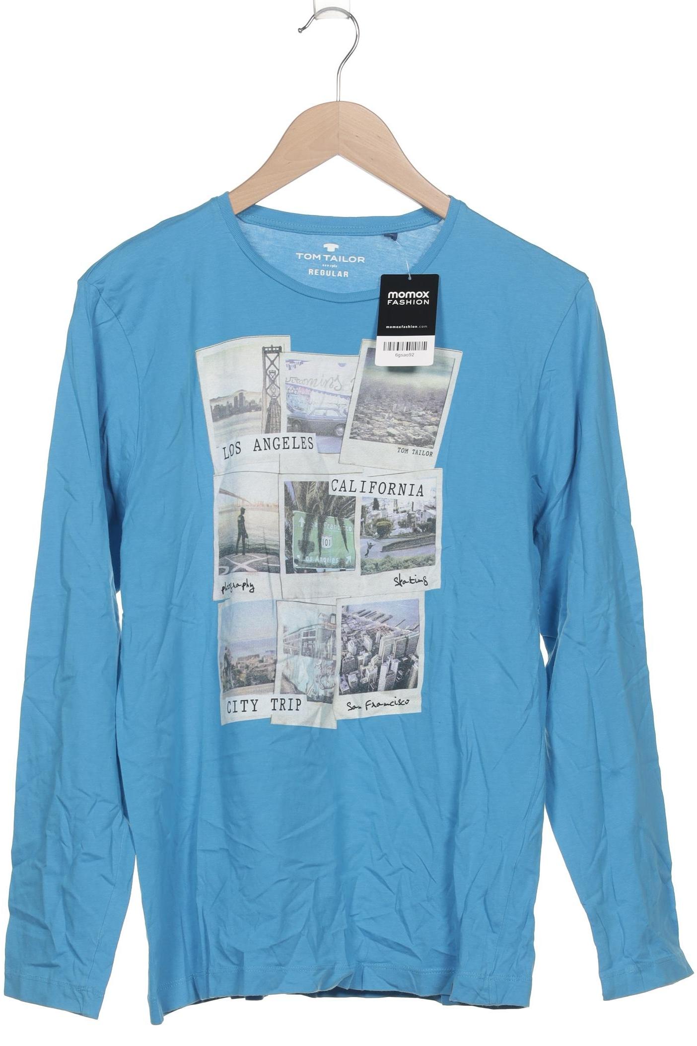 

Tom Tailor Herren Langarmshirt, blau, Gr. 54