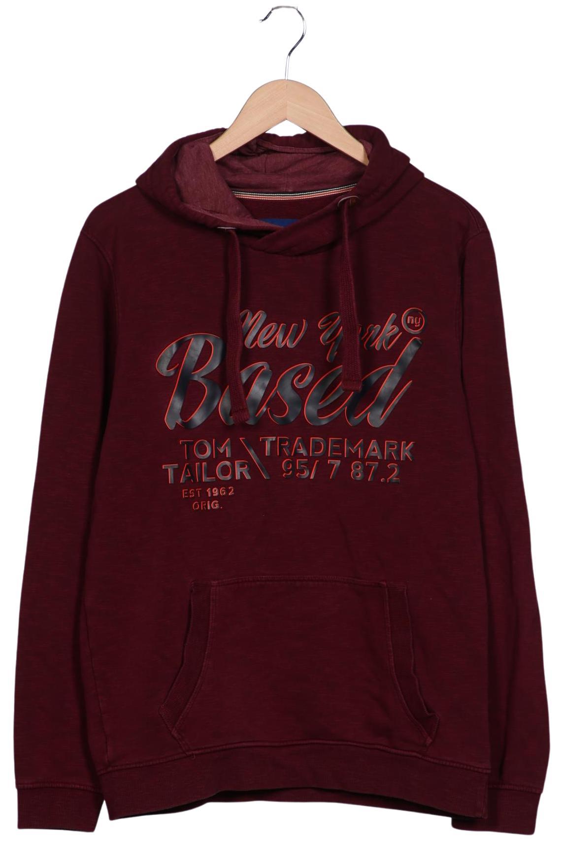 

Tom Tailor Herren Kapuzenpullover, bordeaux, Gr. 52