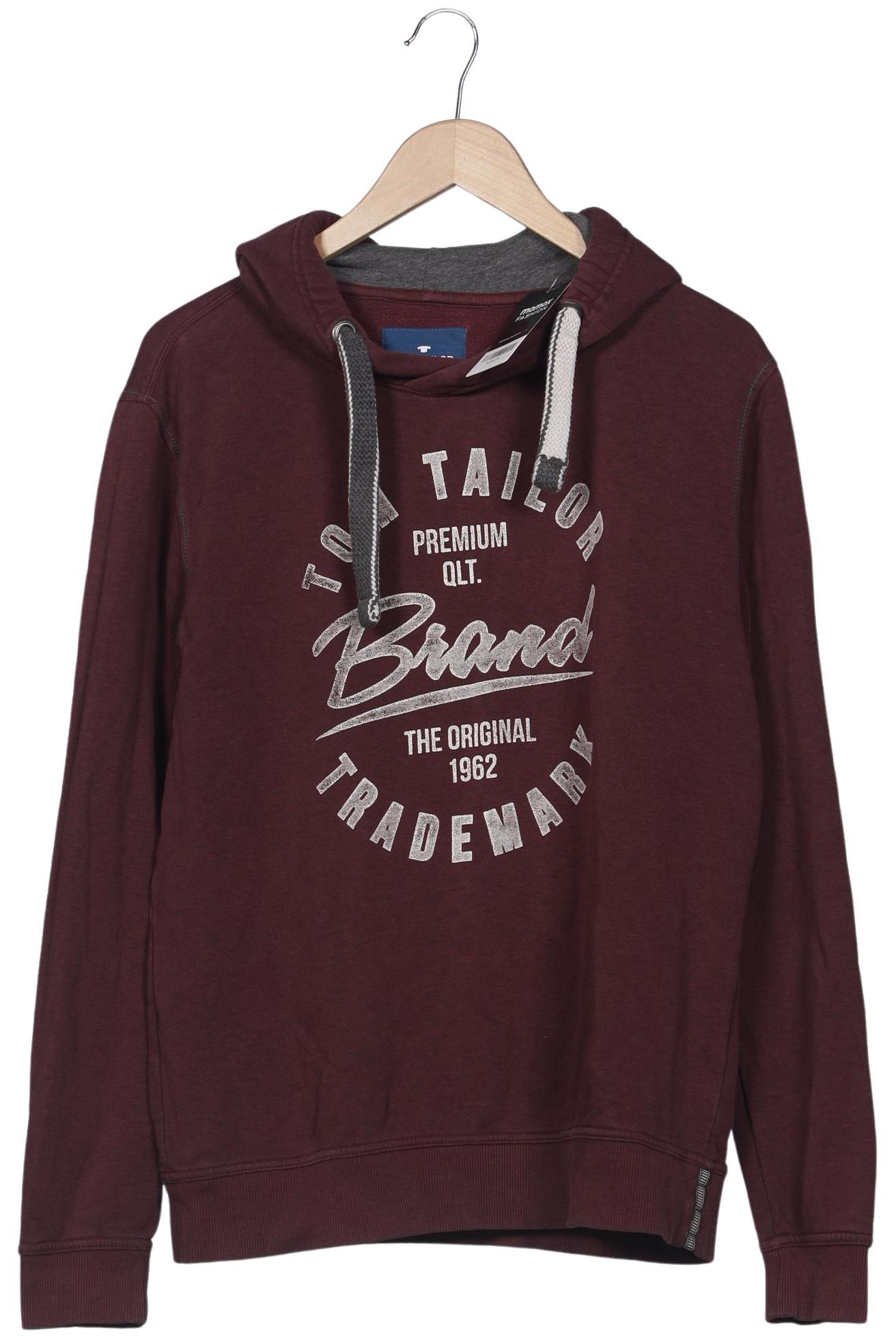 

Tom Tailor Herren Kapuzenpullover, bordeaux, Gr. 52
