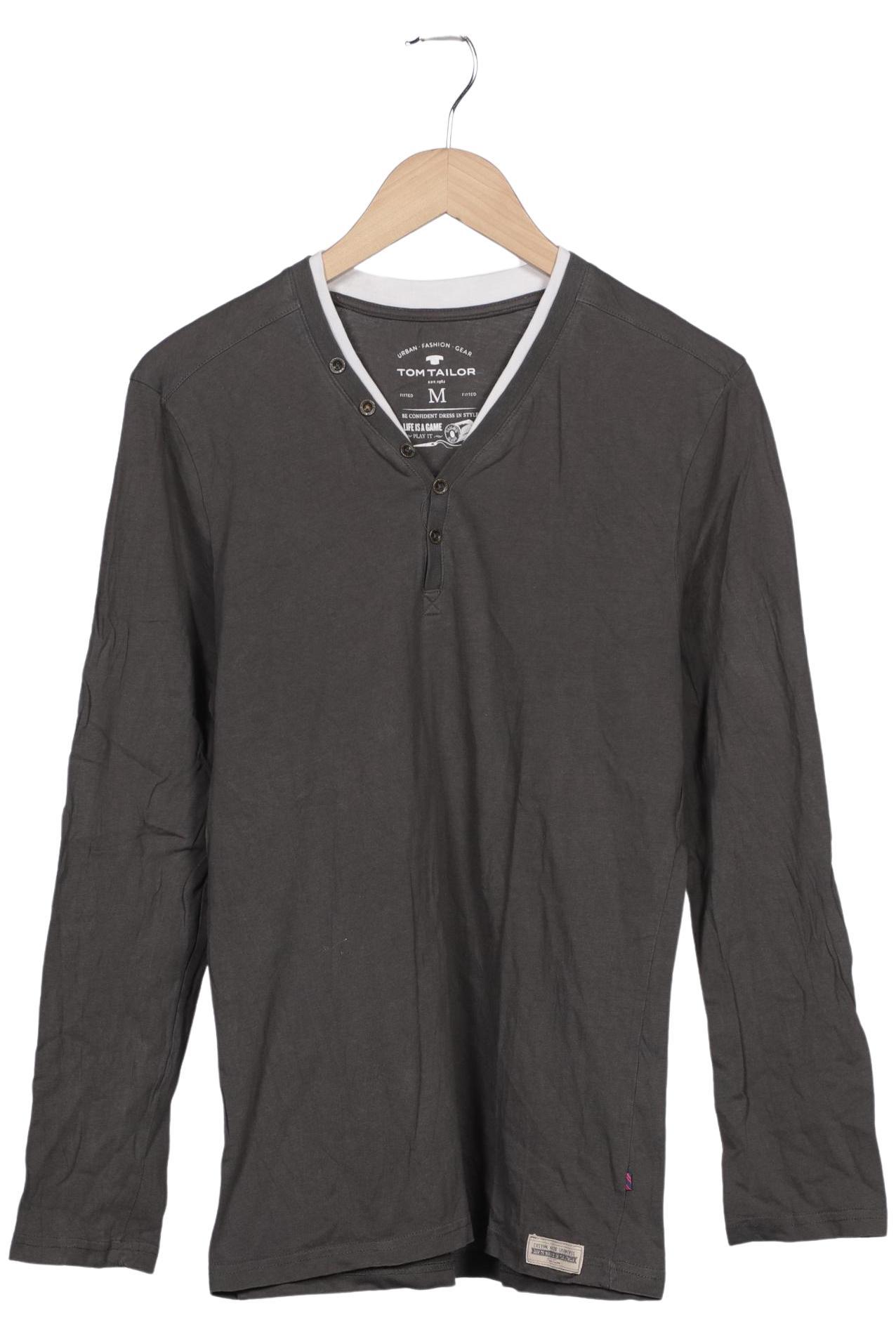 

Tom Tailor Herren Langarmshirt, grau, Gr. 48