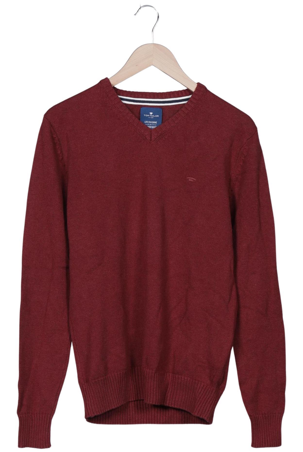 Thumbnail - Tom Tailor Herren Pullover, bordeaux, Gr. 52