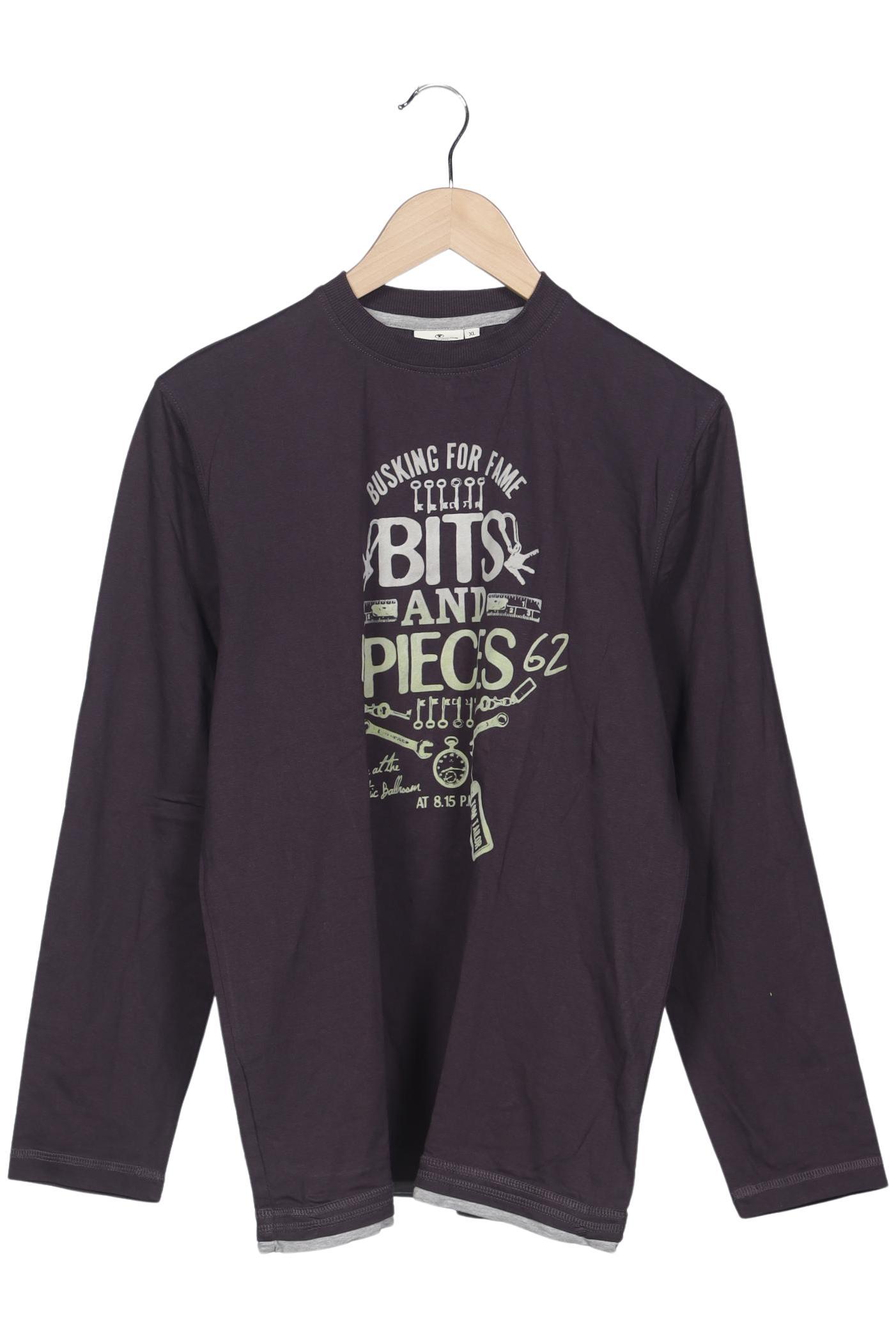 

Tom Tailor Herren Langarmshirt, flieder, Gr. 54