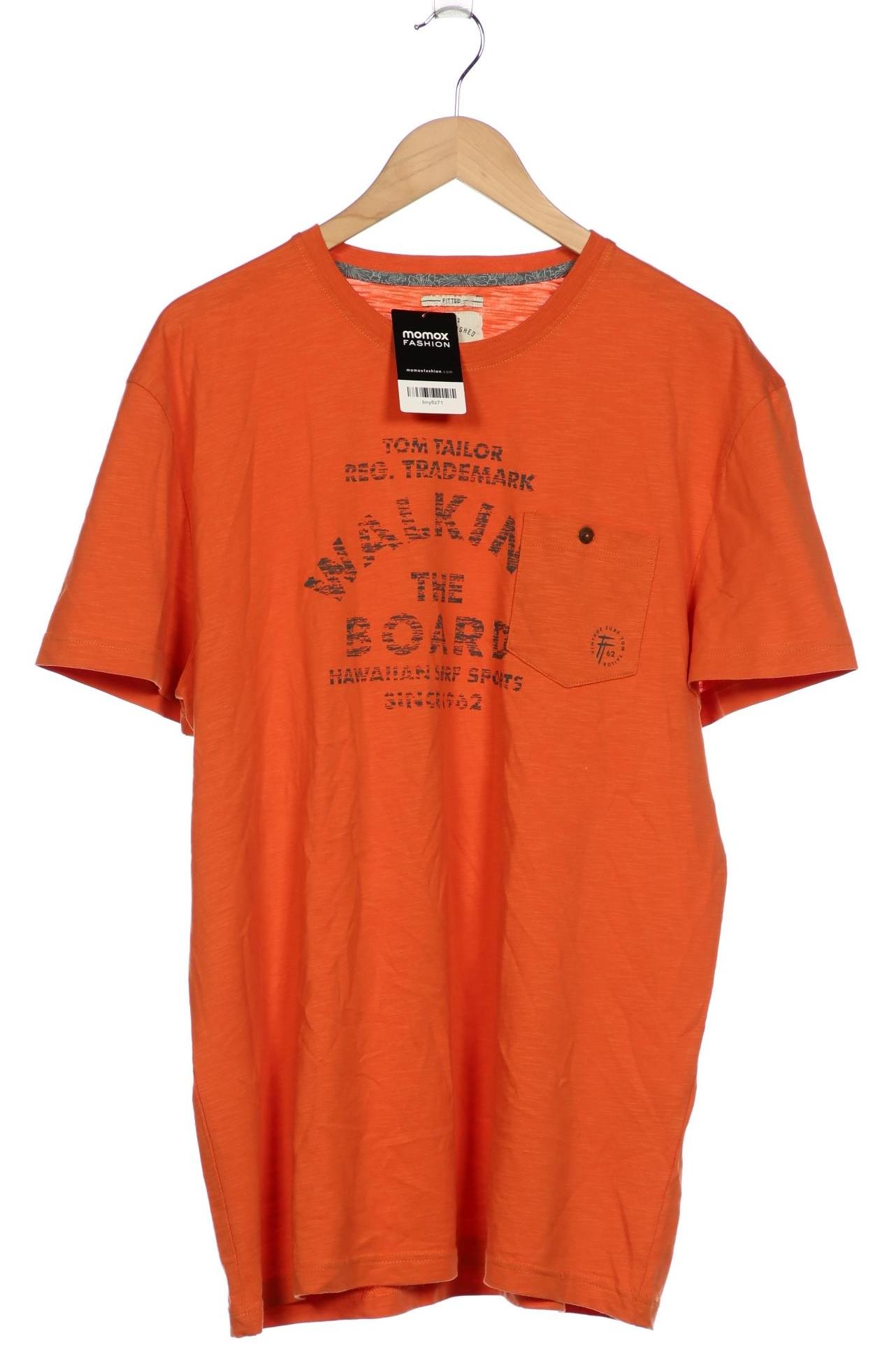 

Tom Tailor Herren T-Shirt, orange, Gr. 56