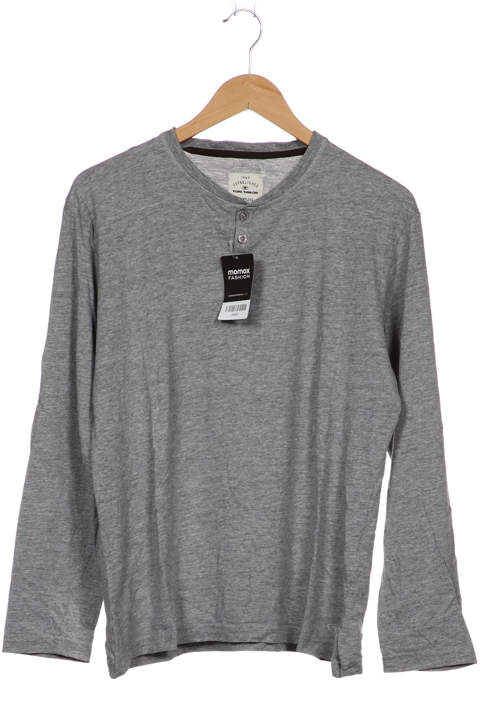 

Tom Tailor Herren Langarmshirt, grau, Gr. 48