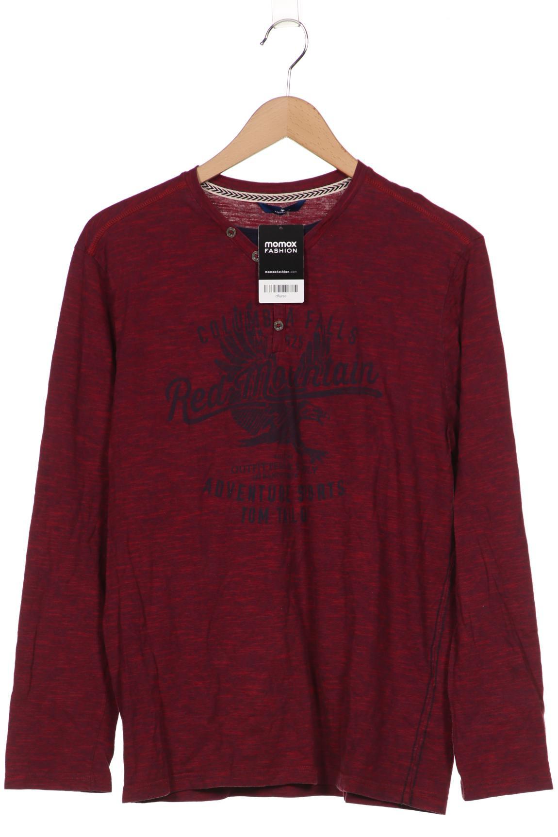

Tom Tailor Herren Langarmshirt, bordeaux