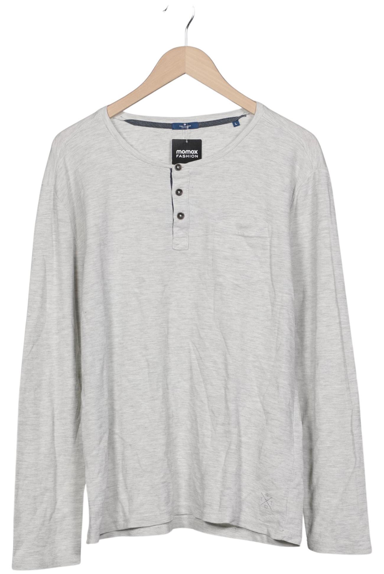 

Tom Tailor Herren Langarmshirt, grau, Gr. 52