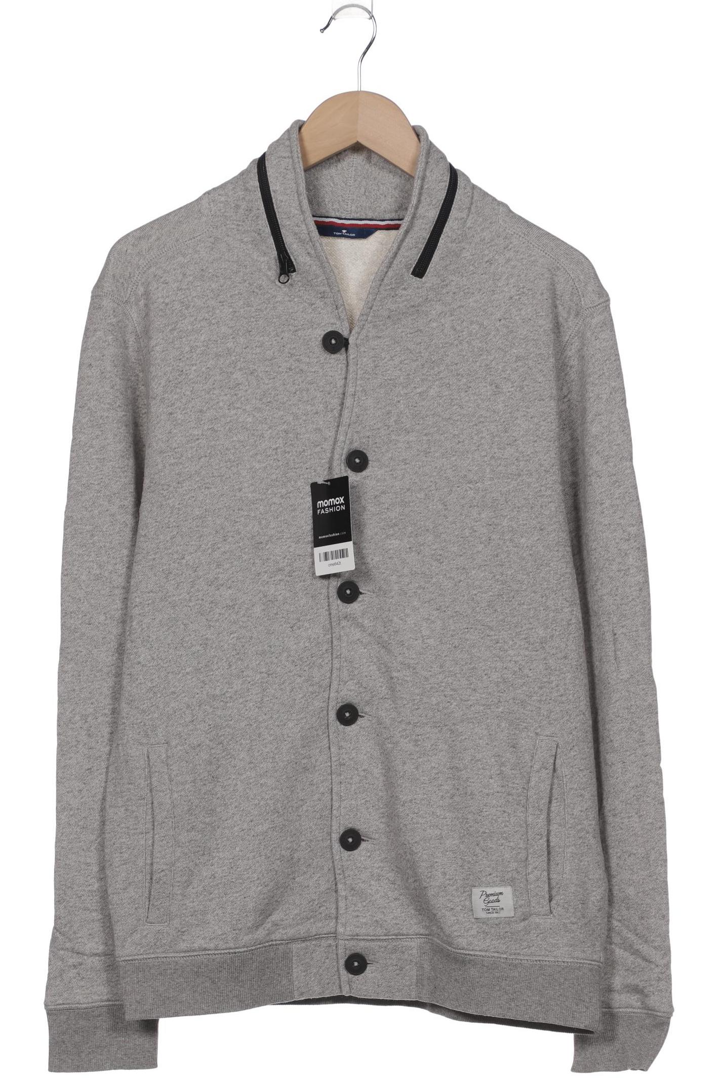 

Tom Tailor Herren Strickjacke, grau, Gr. 52