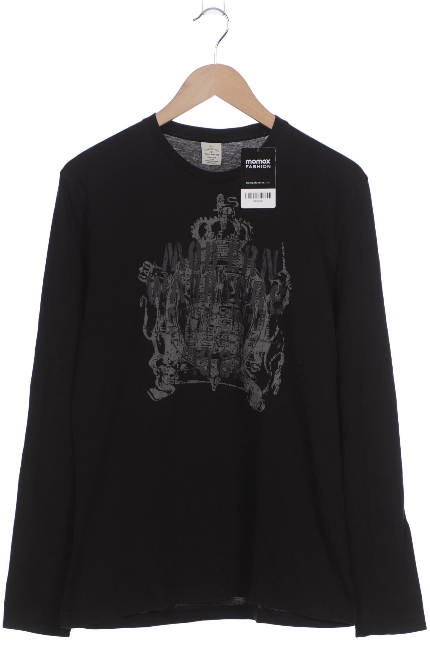 

Tom Tailor Herren Langarmshirt, schwarz, Gr. 48