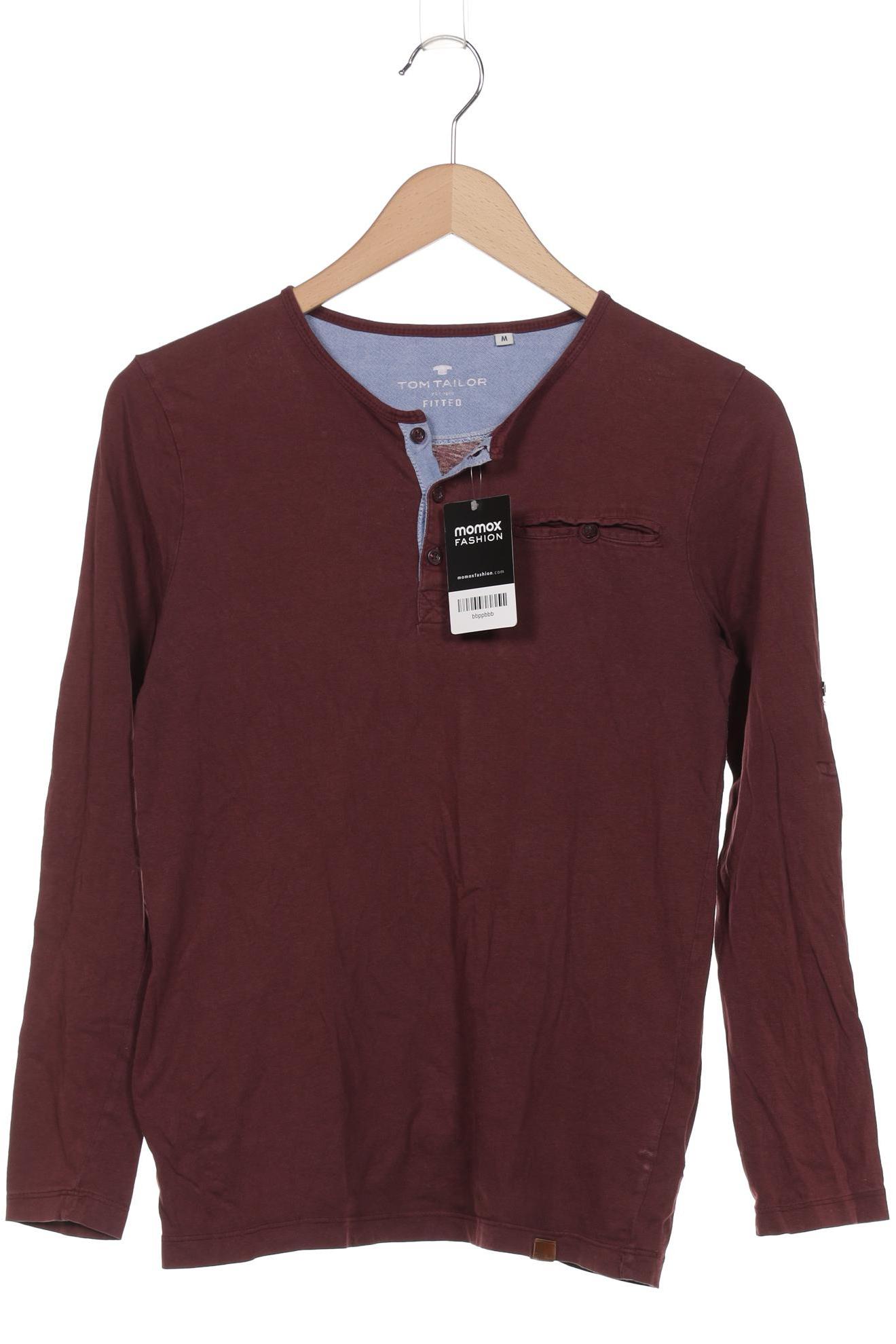 

Tom Tailor Herren Langarmshirt, bordeaux, Gr. 48