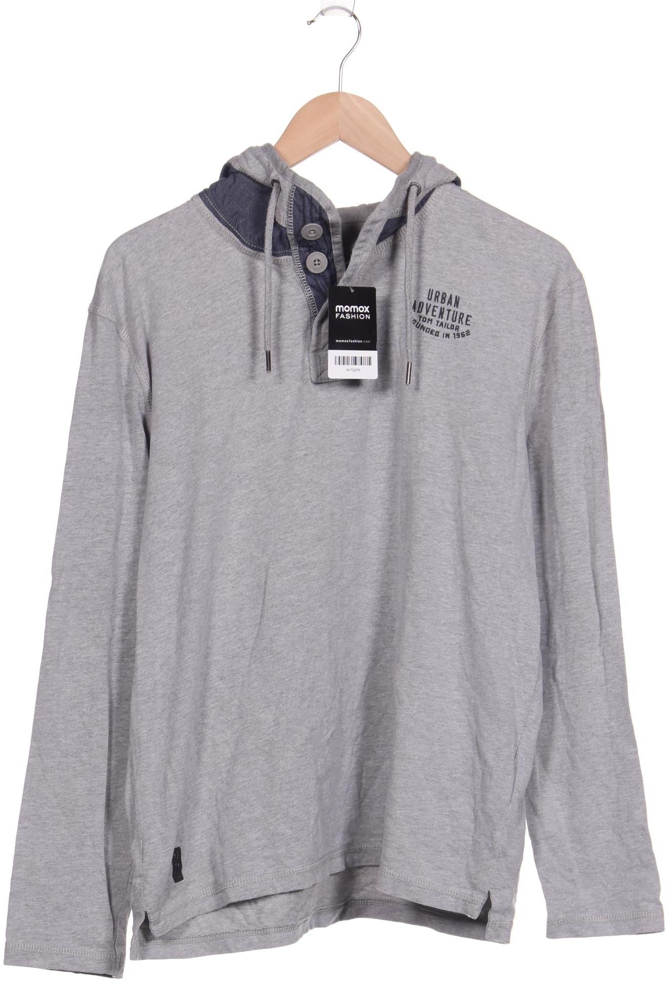 

Tom Tailor Herren Kapuzenpullover, grau, Gr. 54