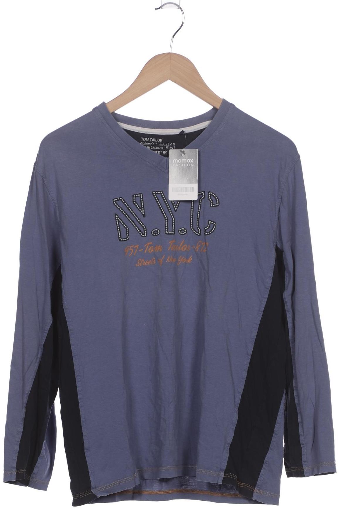 

Tom Tailor Herren Langarmshirt, blau, Gr. 50