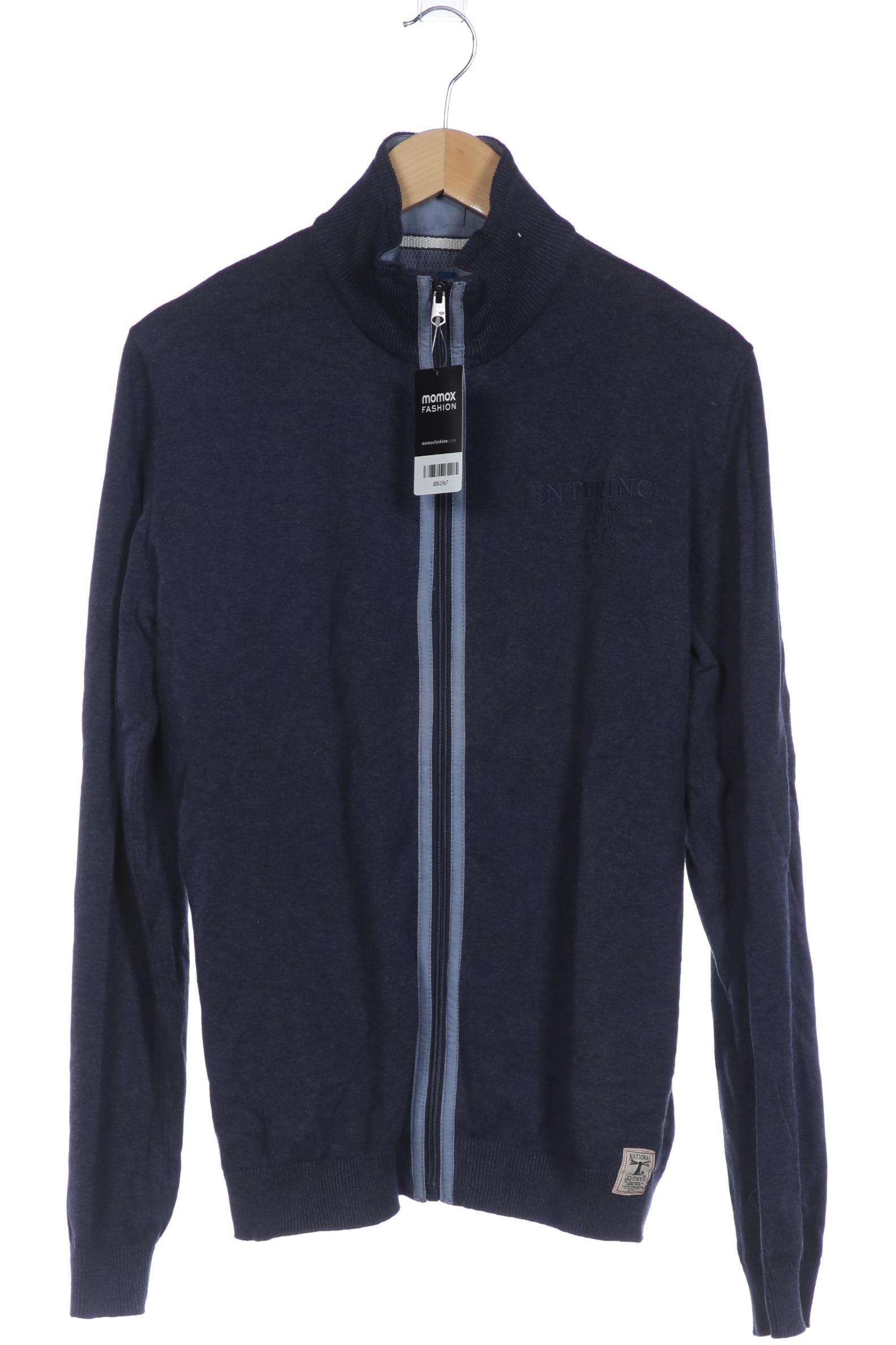 

Tom Tailor Herren Strickjacke, blau, Gr. 48