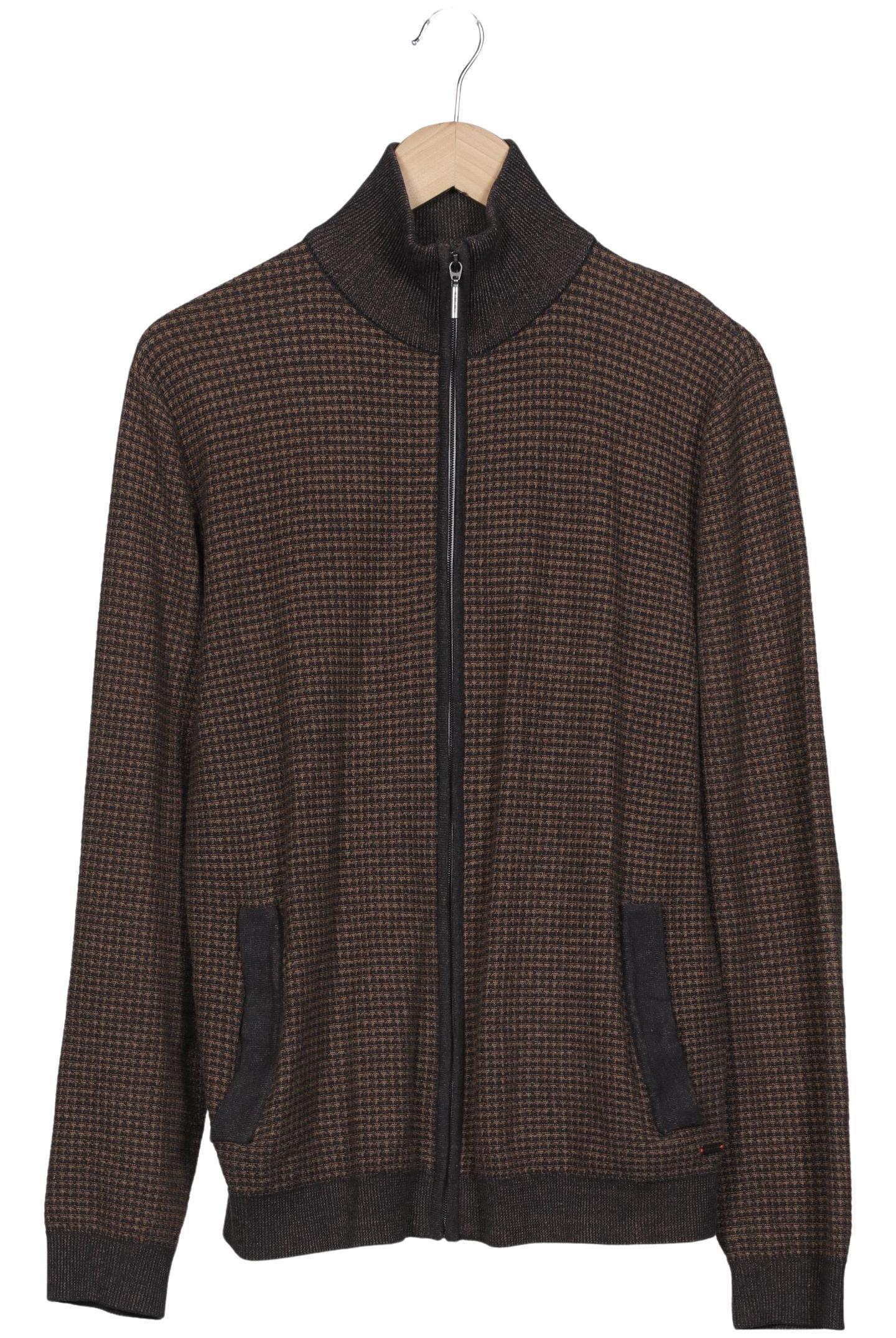 

Tom Tailor Herren Strickjacke, braun, Gr. 52