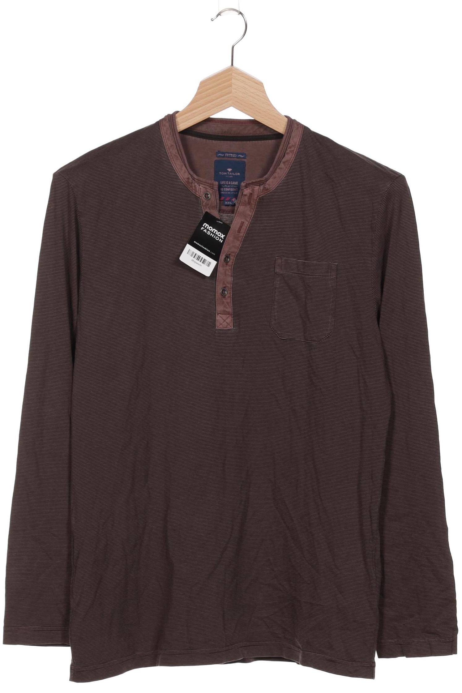 

Tom Tailor Herren Langarmshirt, braun, Gr. 56