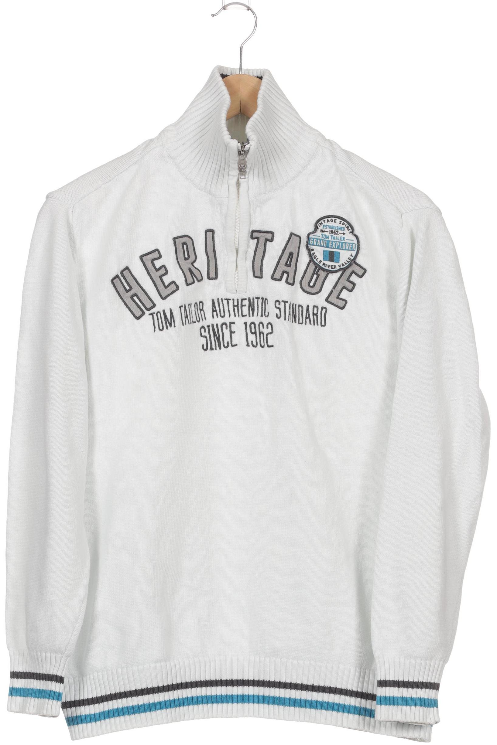 Thumbnail - Tom Tailor Herren Pullover, weiß, Gr.