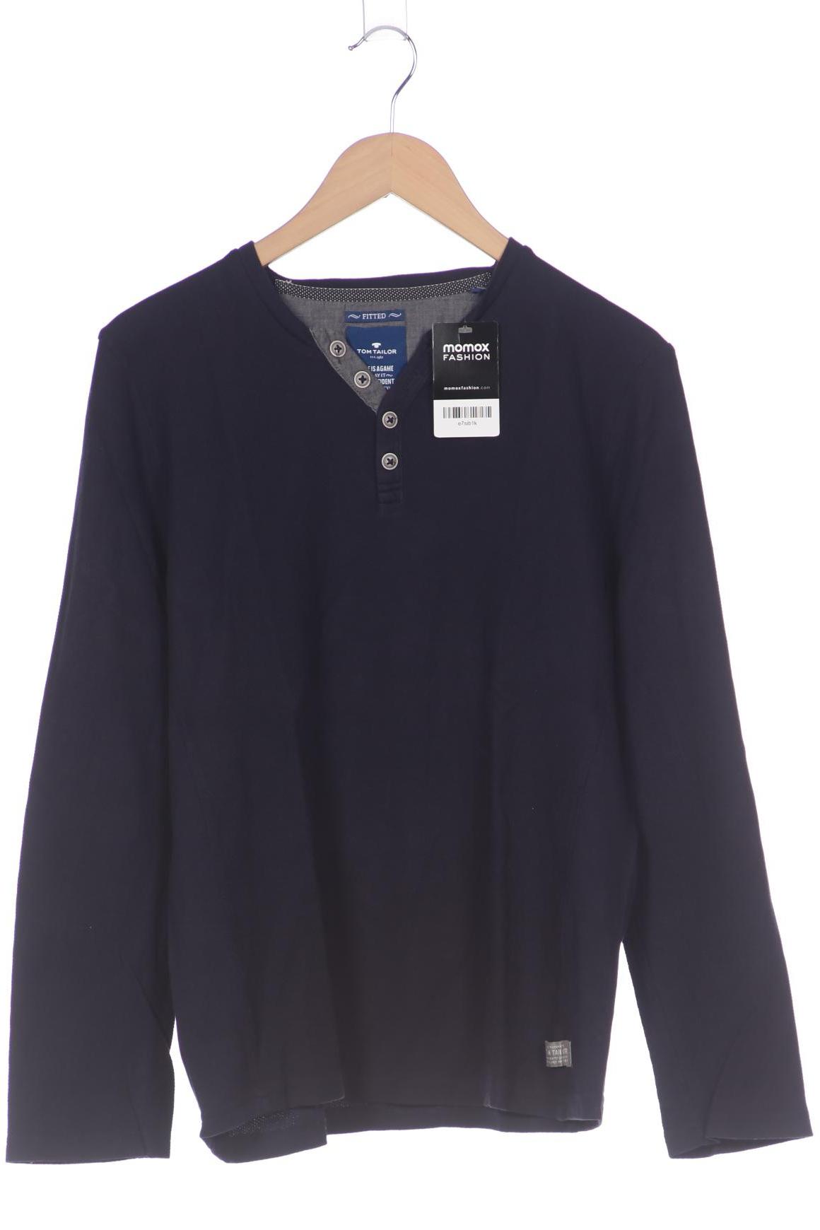 

Tom Tailor Herren Langarmshirt, marineblau, Gr. 52