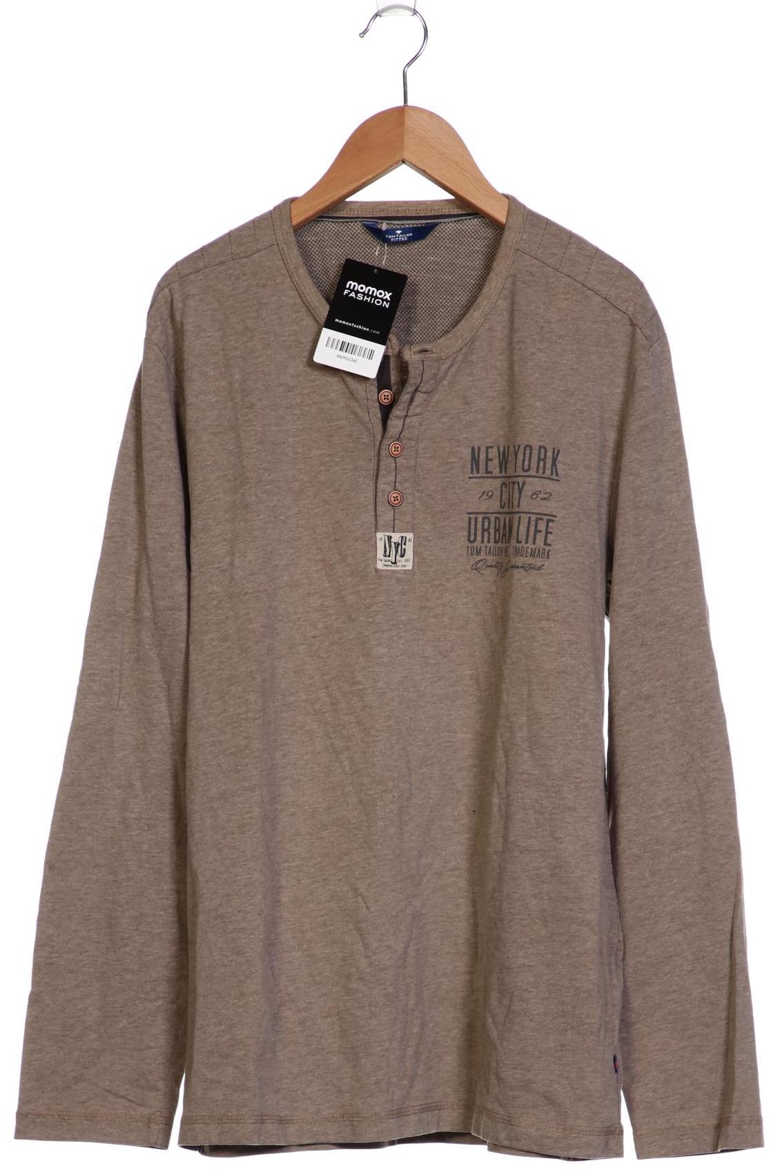 

Tom Tailor Herren Langarmshirt, beige, Gr. 54