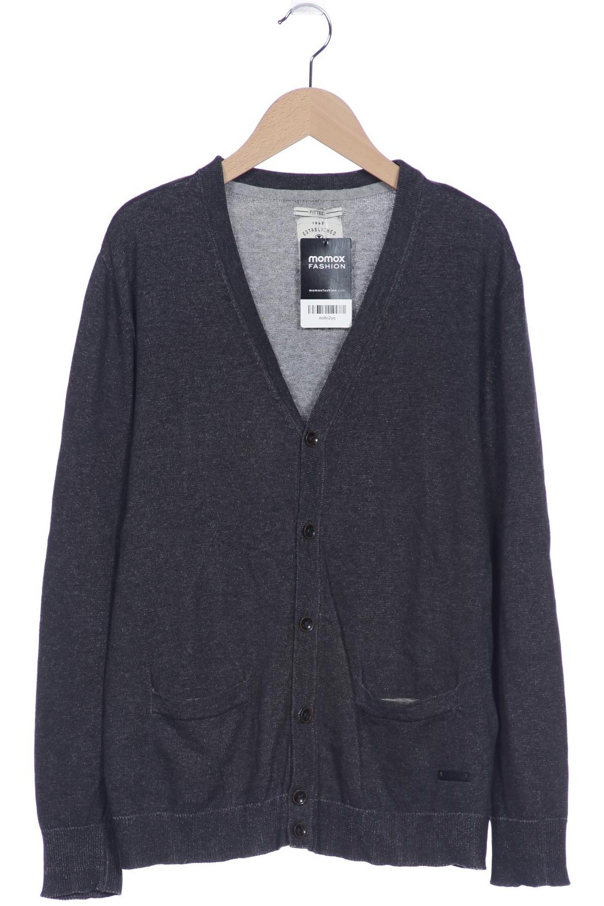 

Tom Tailor Herren Strickjacke, grau, Gr. 48