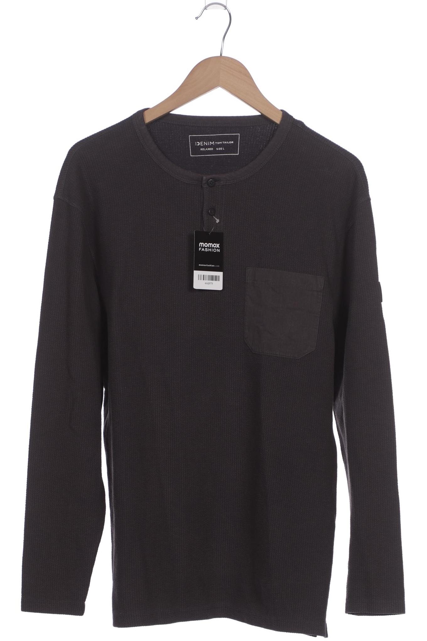 

Tom Tailor Herren Langarmshirt, grau, Gr. 52
