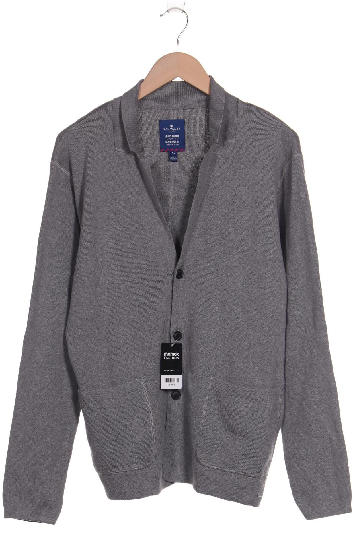 

Tom Tailor Herren Strickjacke, grau, Gr. 54