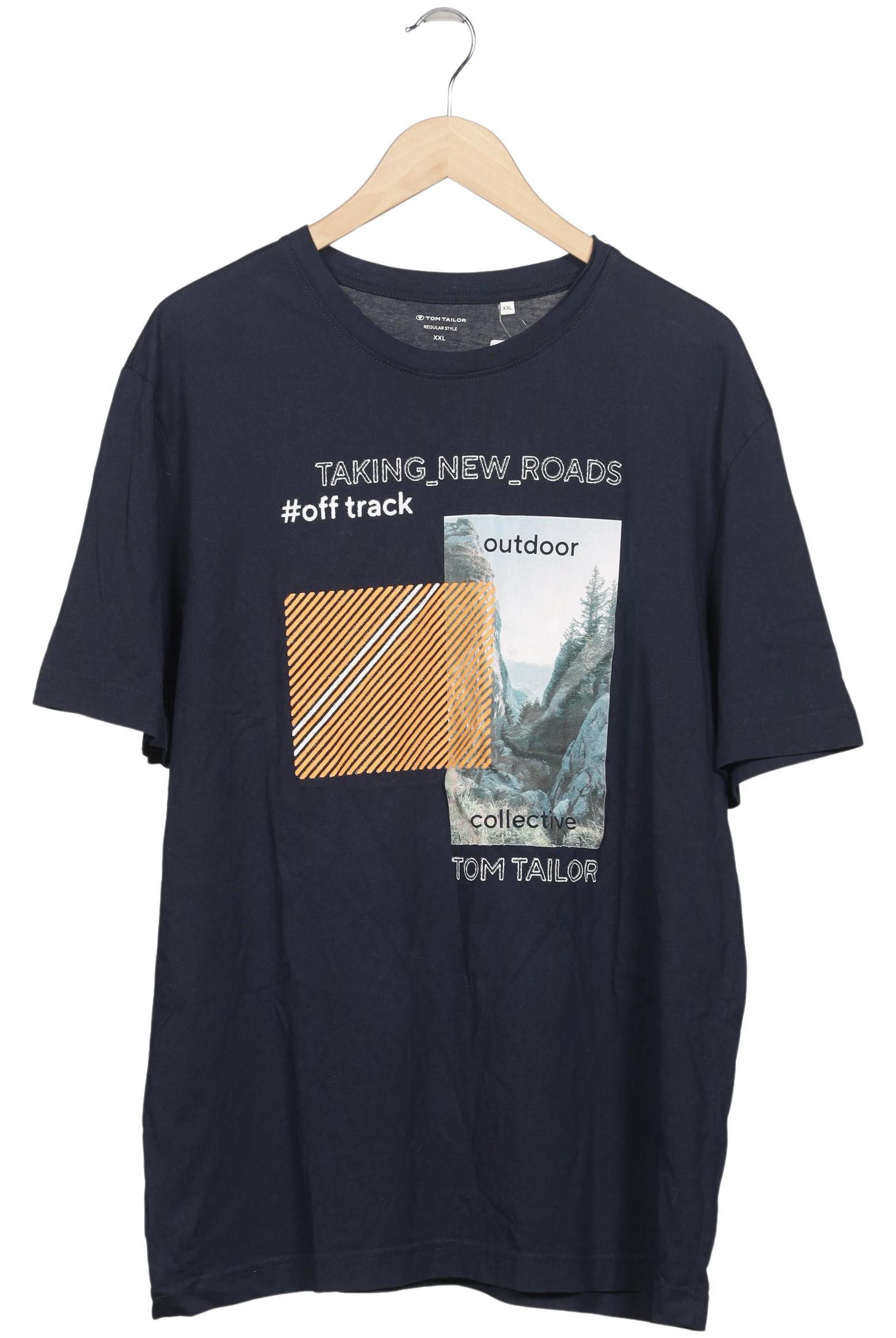 

Tom Tailor Herren T-Shirt, marineblau, Gr. 56