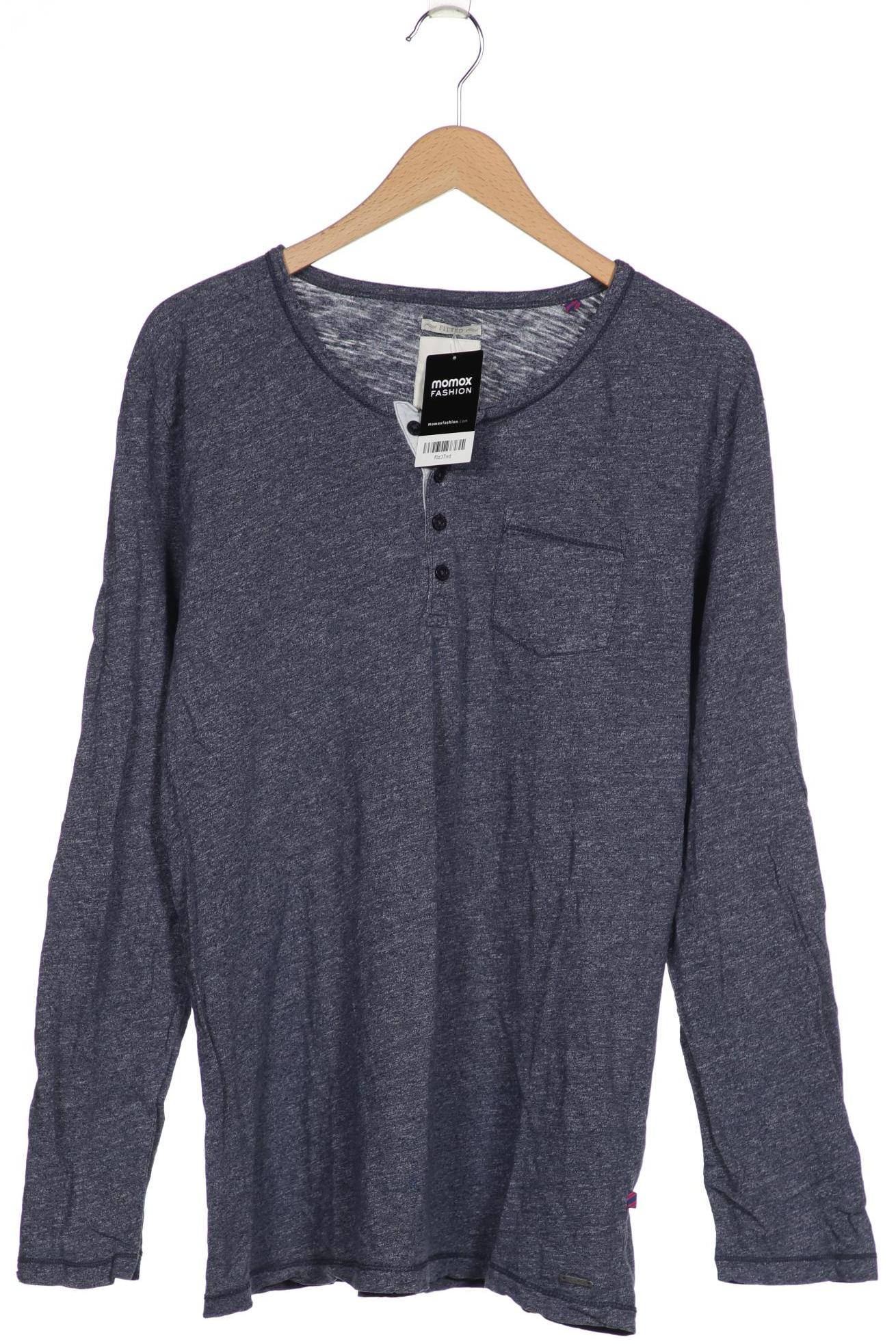 

Tom Tailor Herren Langarmshirt, marineblau, Gr. 54