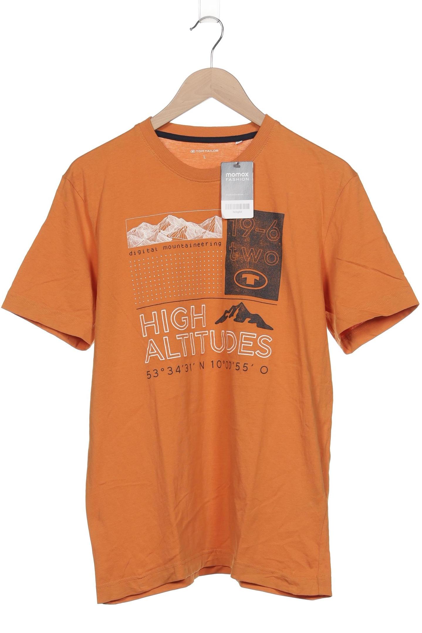 

Tom Tailor Herren T-Shirt, orange, Gr. 52
