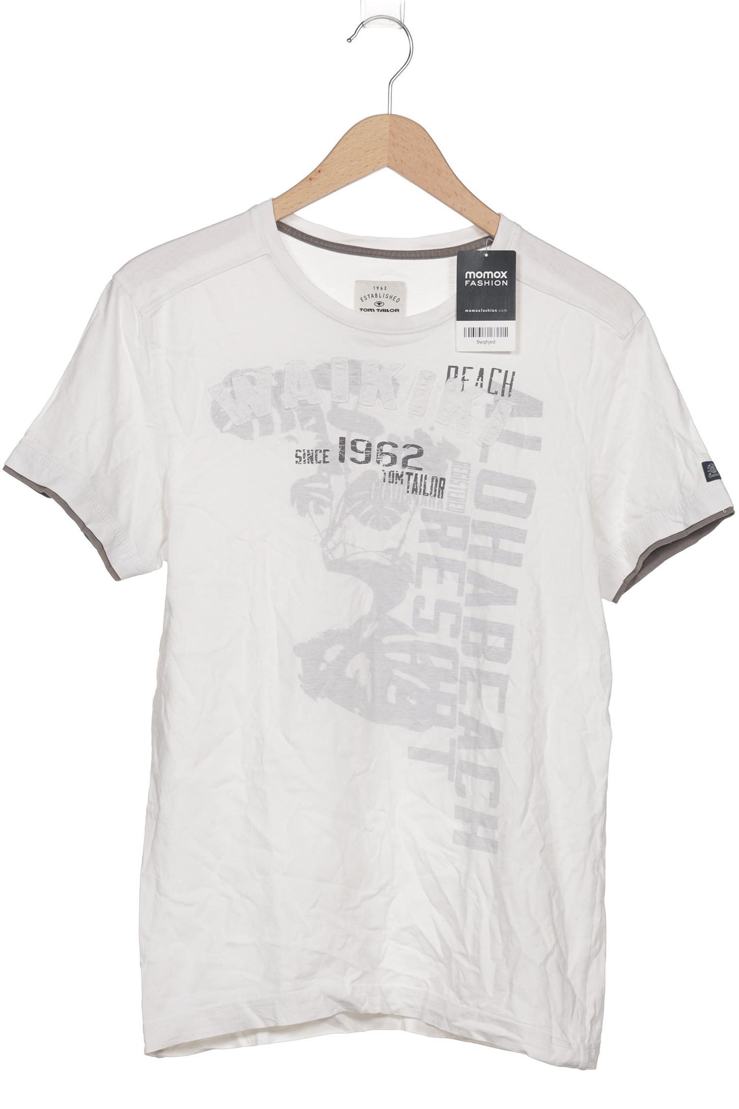 

Tom Tailor Herren T-Shirt, weiß, Gr. 48