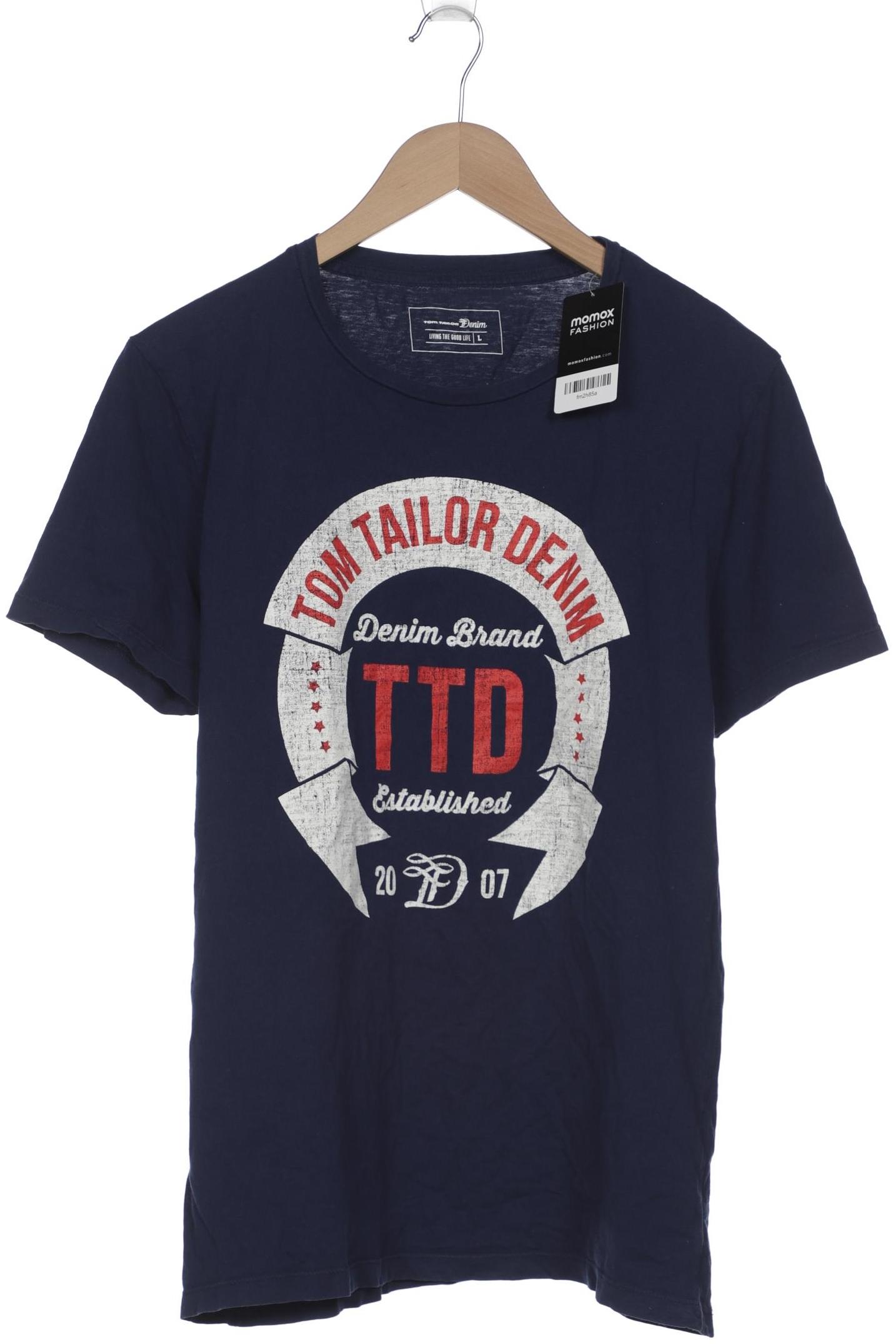 

Tom Tailor Herren T-Shirt, blau, Gr. 52