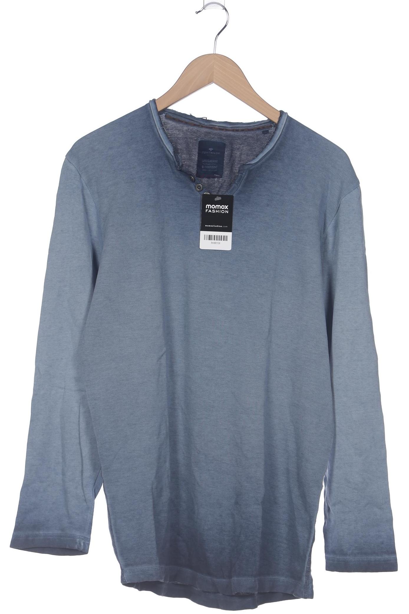 Thumbnail - Tom Tailor Herren Langarmshirt, blau, Gr. 52