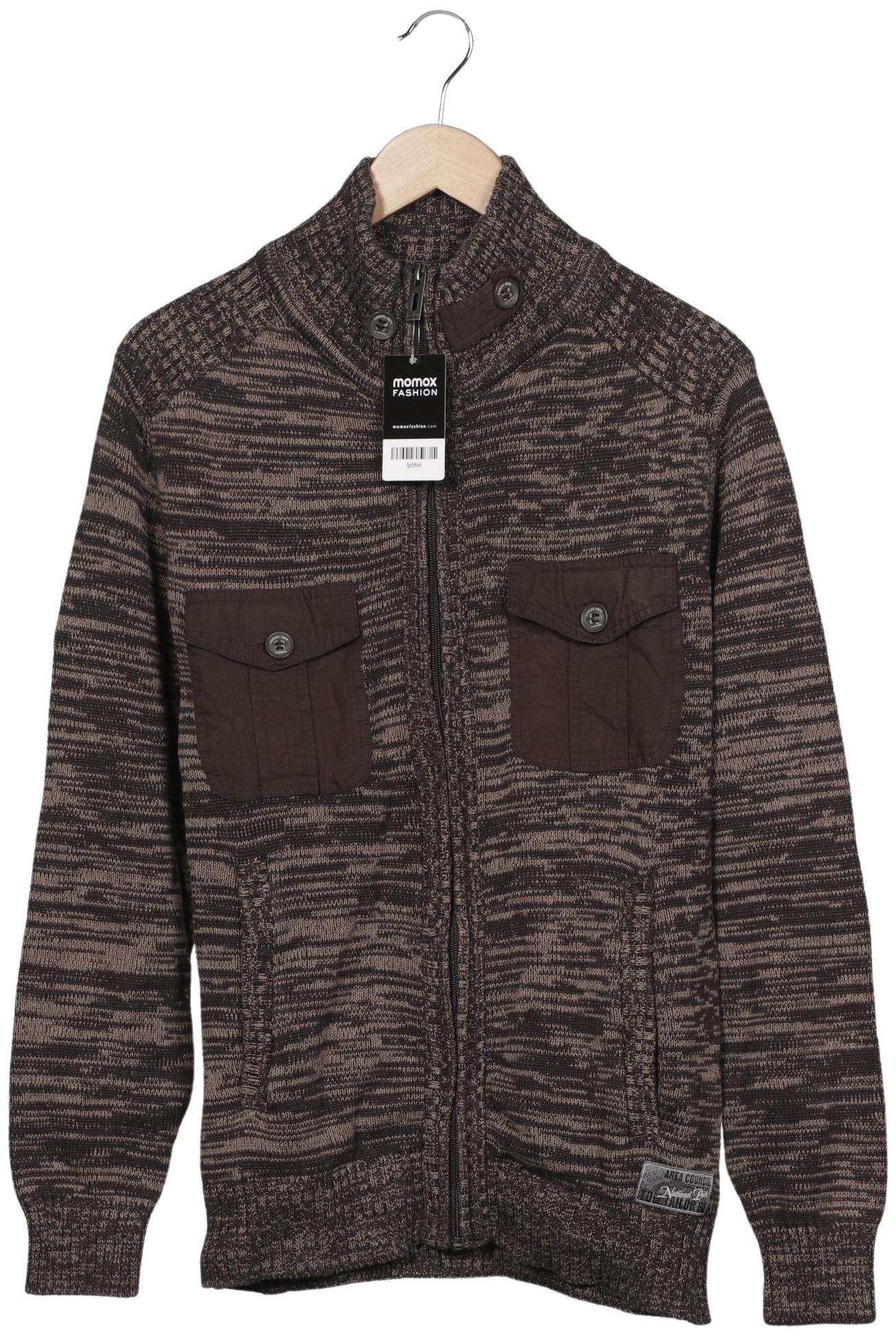 

Tom Tailor Herren Strickjacke, braun, Gr. 48