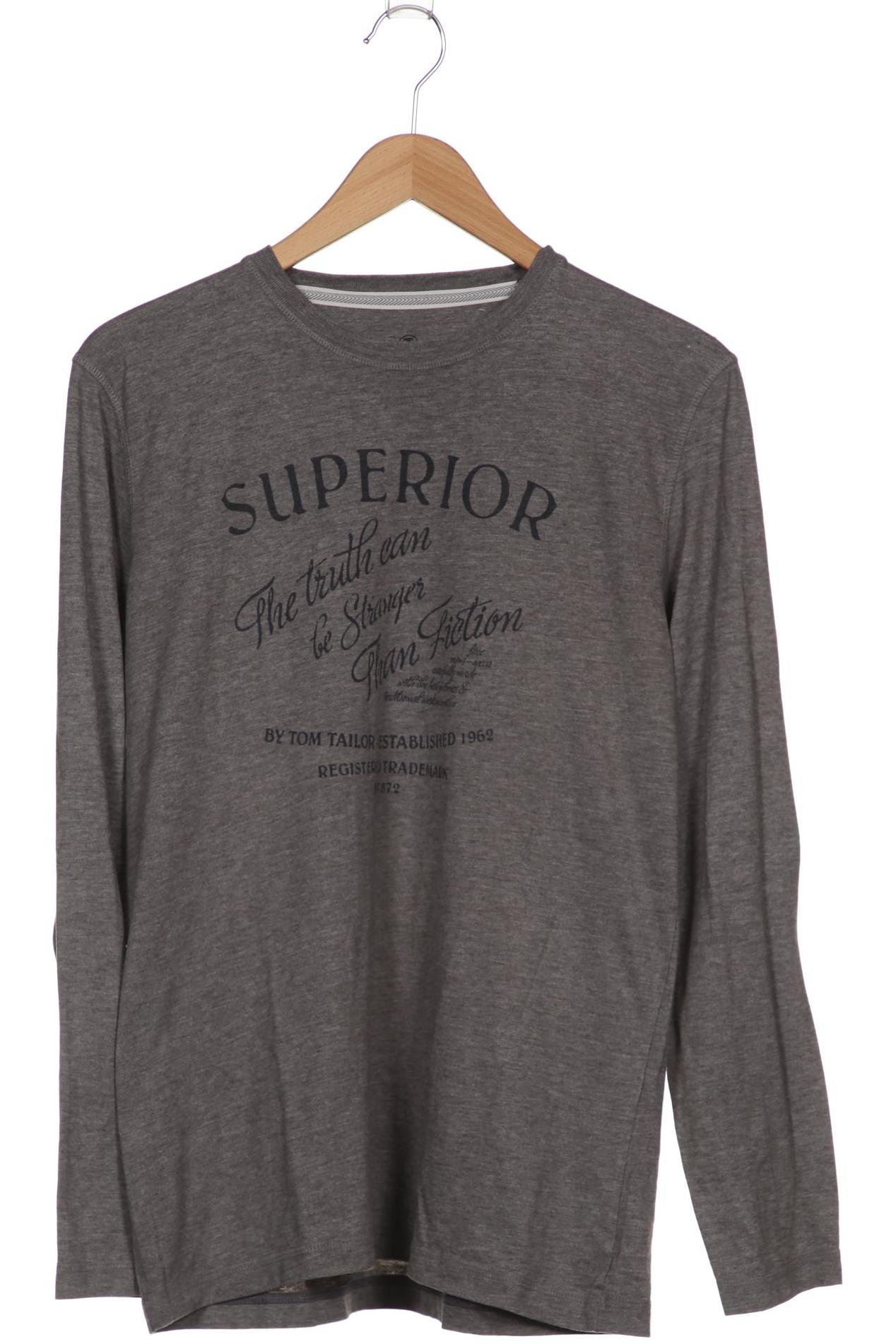 

Tom Tailor Herren Langarmshirt, grau