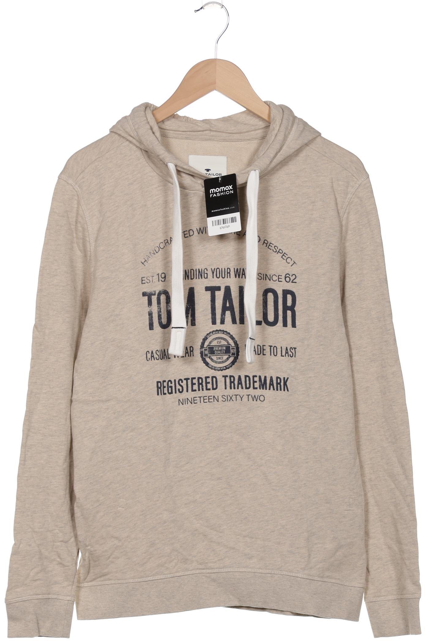 

Tom Tailor Herren Kapuzenpullover, beige, Gr. 52