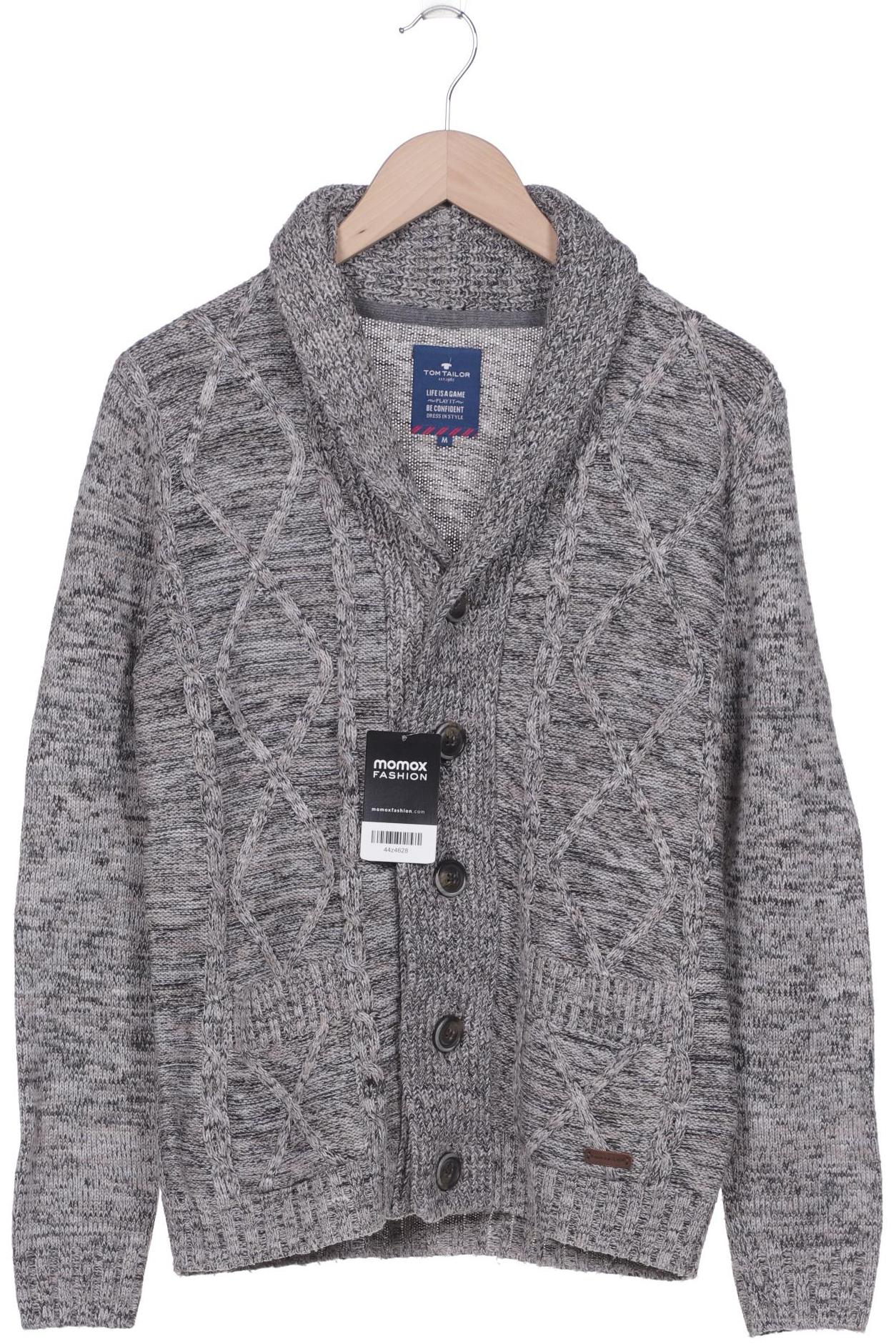 

Tom Tailor Herren Strickjacke, grau, Gr. 48