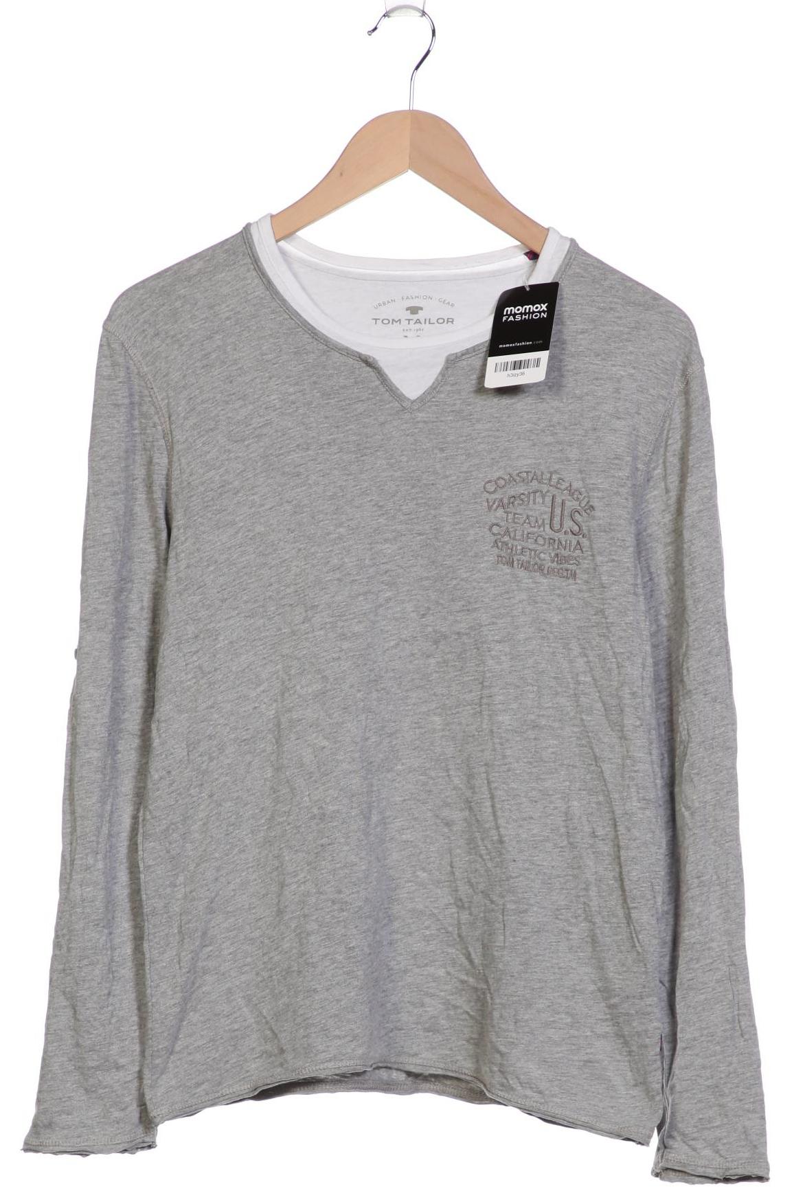 

Tom Tailor Herren Langarmshirt, grau, Gr. 48