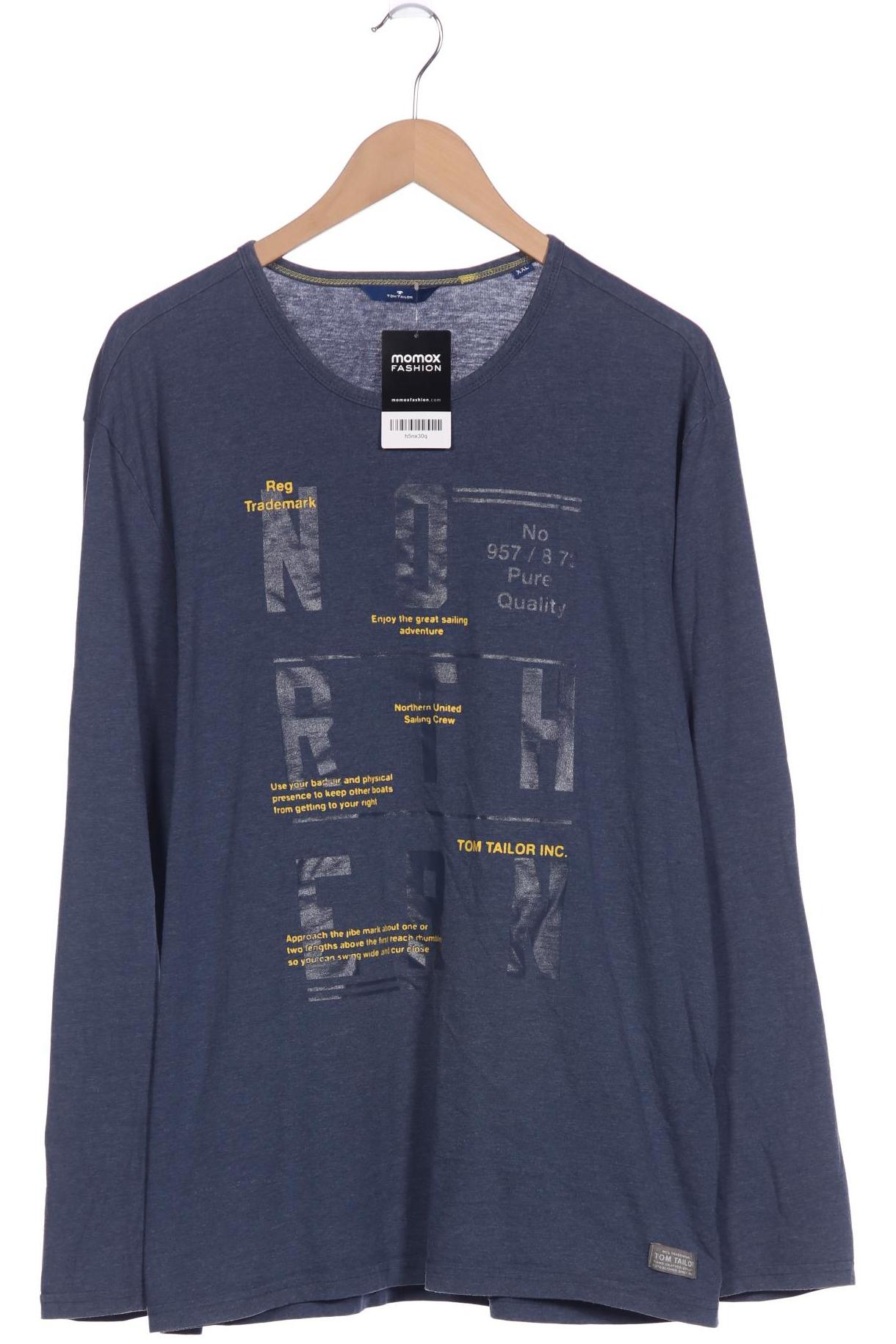 

Tom Tailor Herren Langarmshirt, blau, Gr. 56