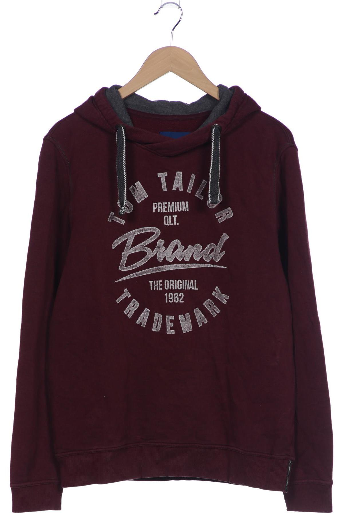 

Tom Tailor Herren Kapuzenpullover, bordeaux, Gr. 52