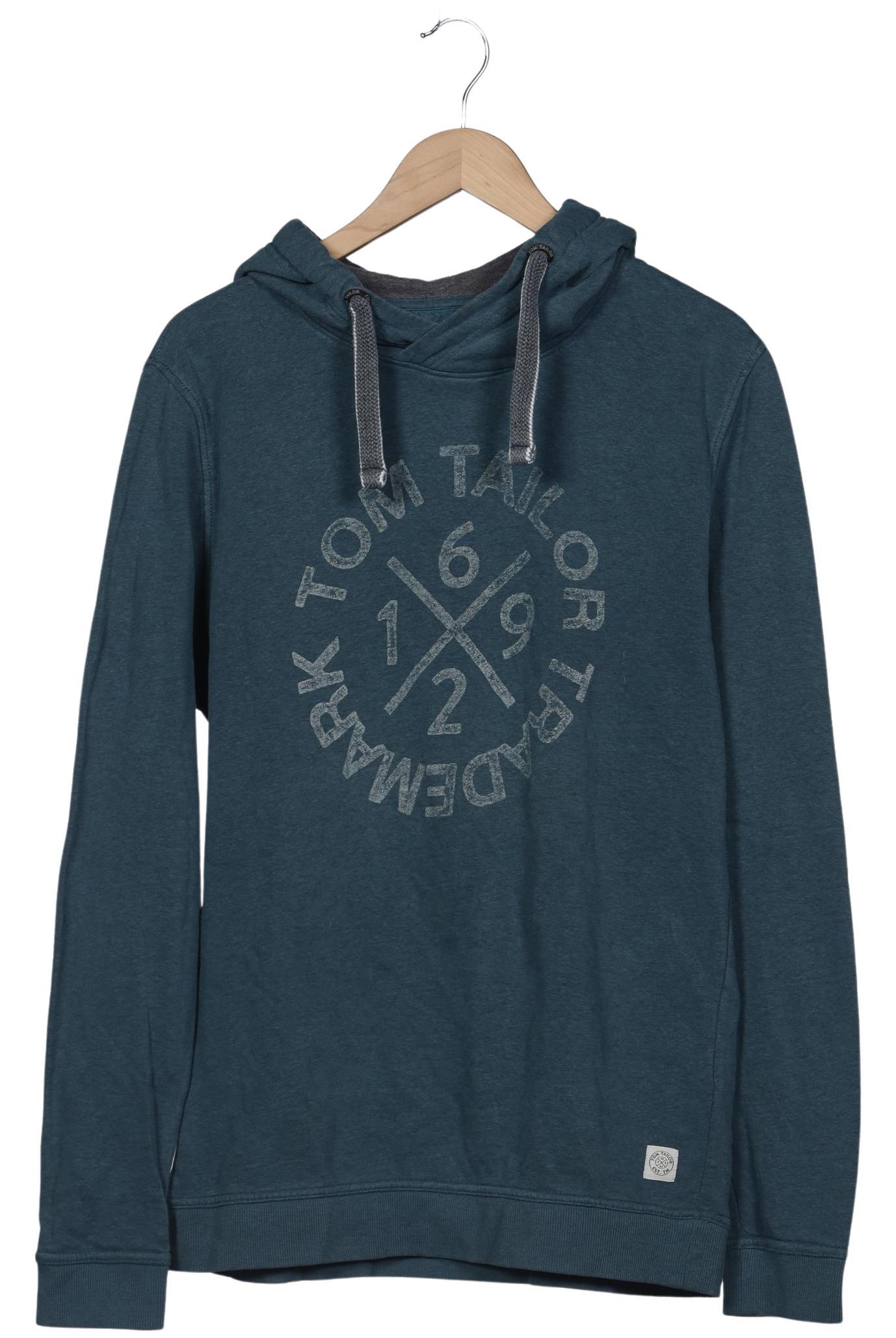 

Tom Tailor Herren Kapuzenpullover, türkis, Gr. 54