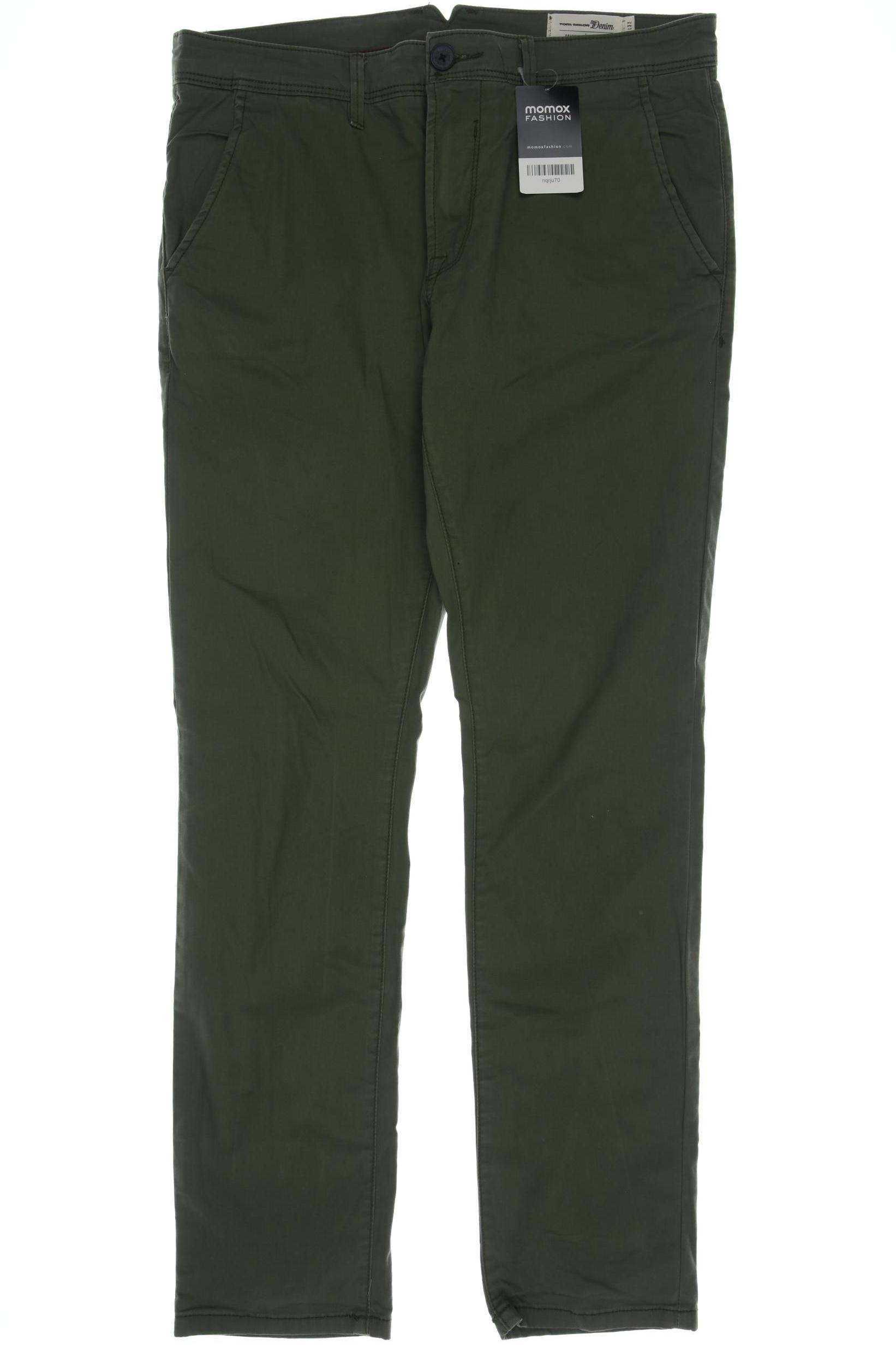 

Tom Tailor Herren Stoffhose, grün, Gr. 33