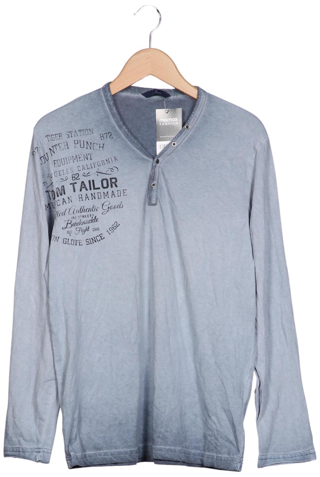 

Tom Tailor Herren Langarmshirt, hellblau, Gr. 48