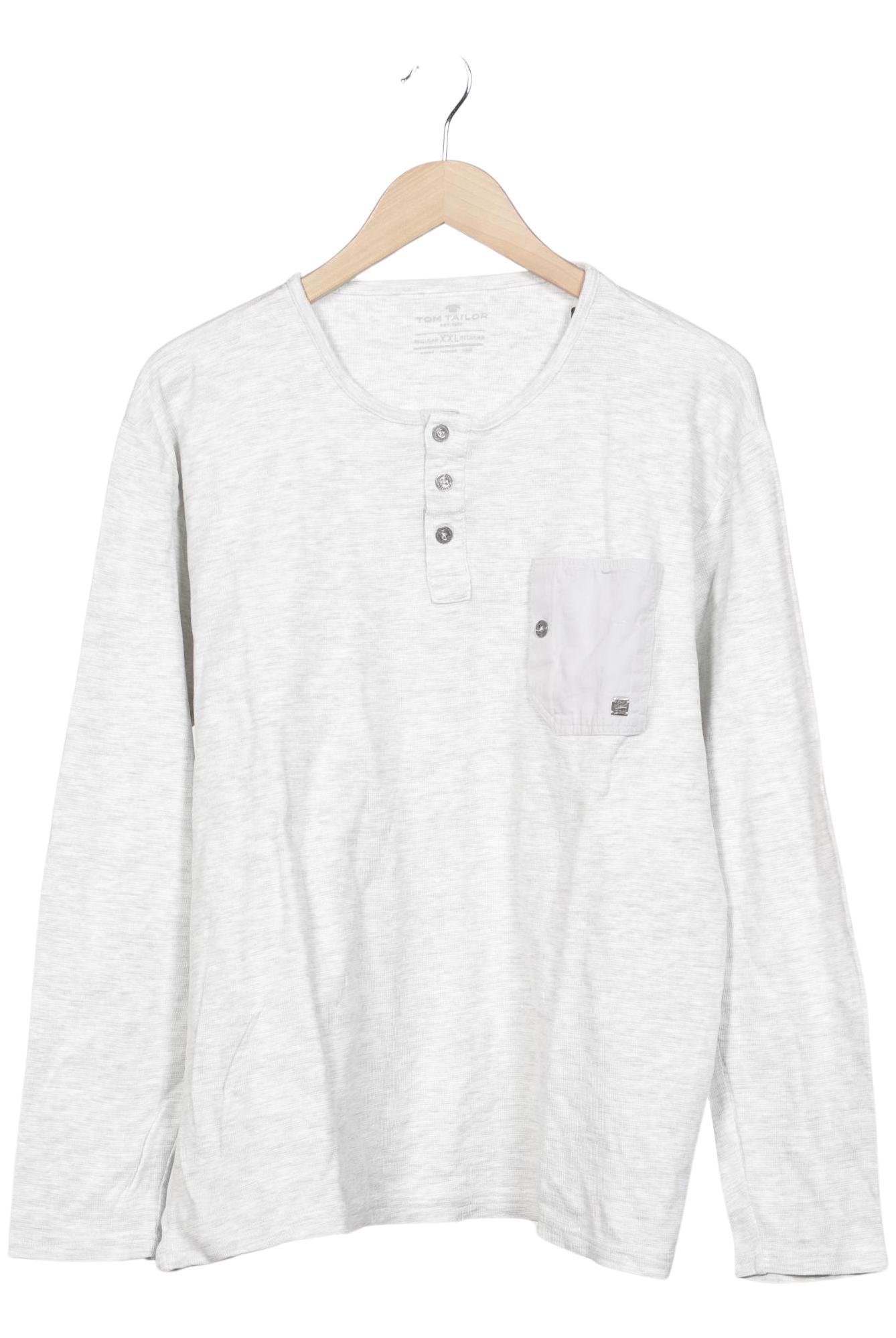 

Tom Tailor Herren Langarmshirt, grau, Gr. 56