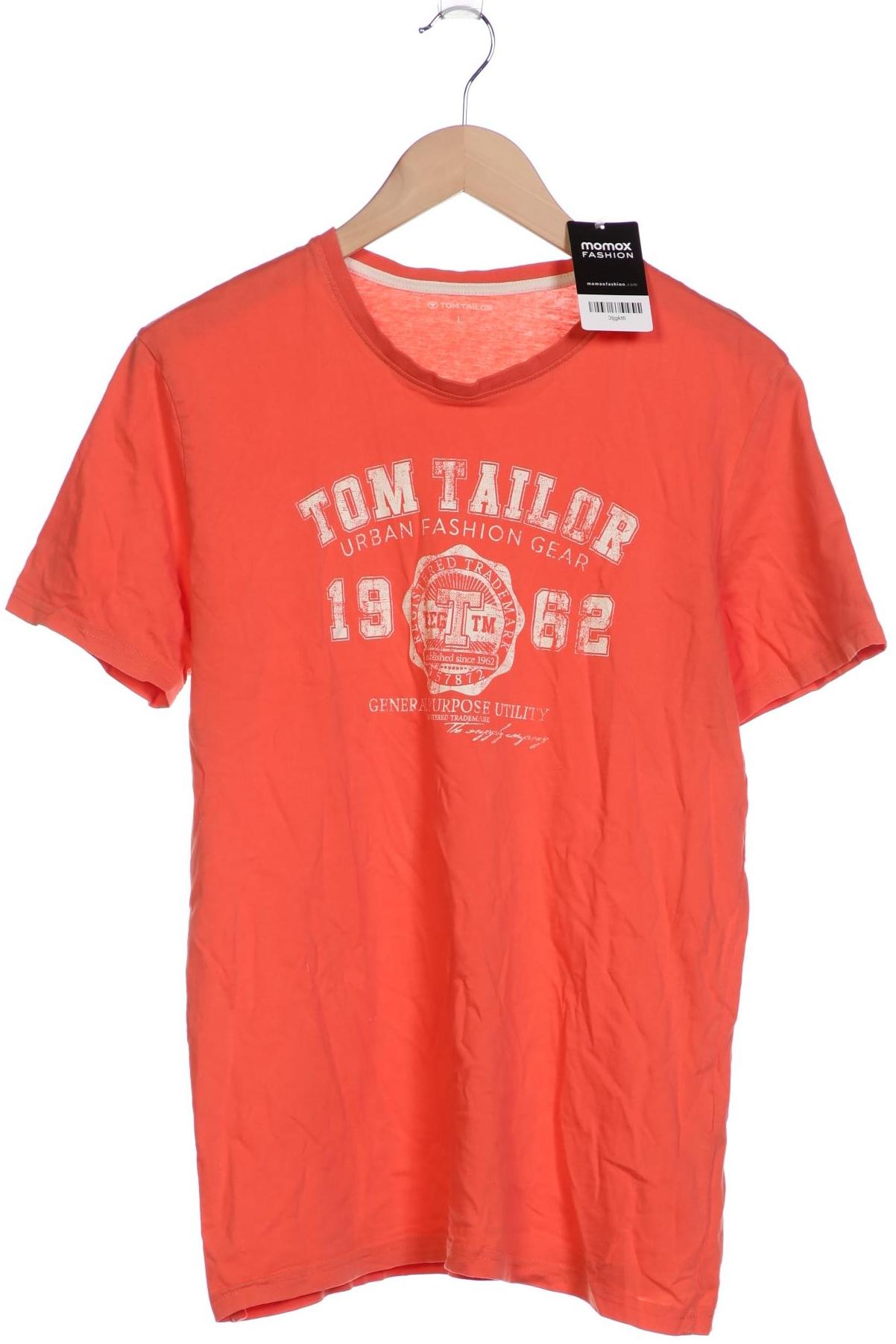 

Tom Tailor Herren T-Shirt, orange, Gr. 52