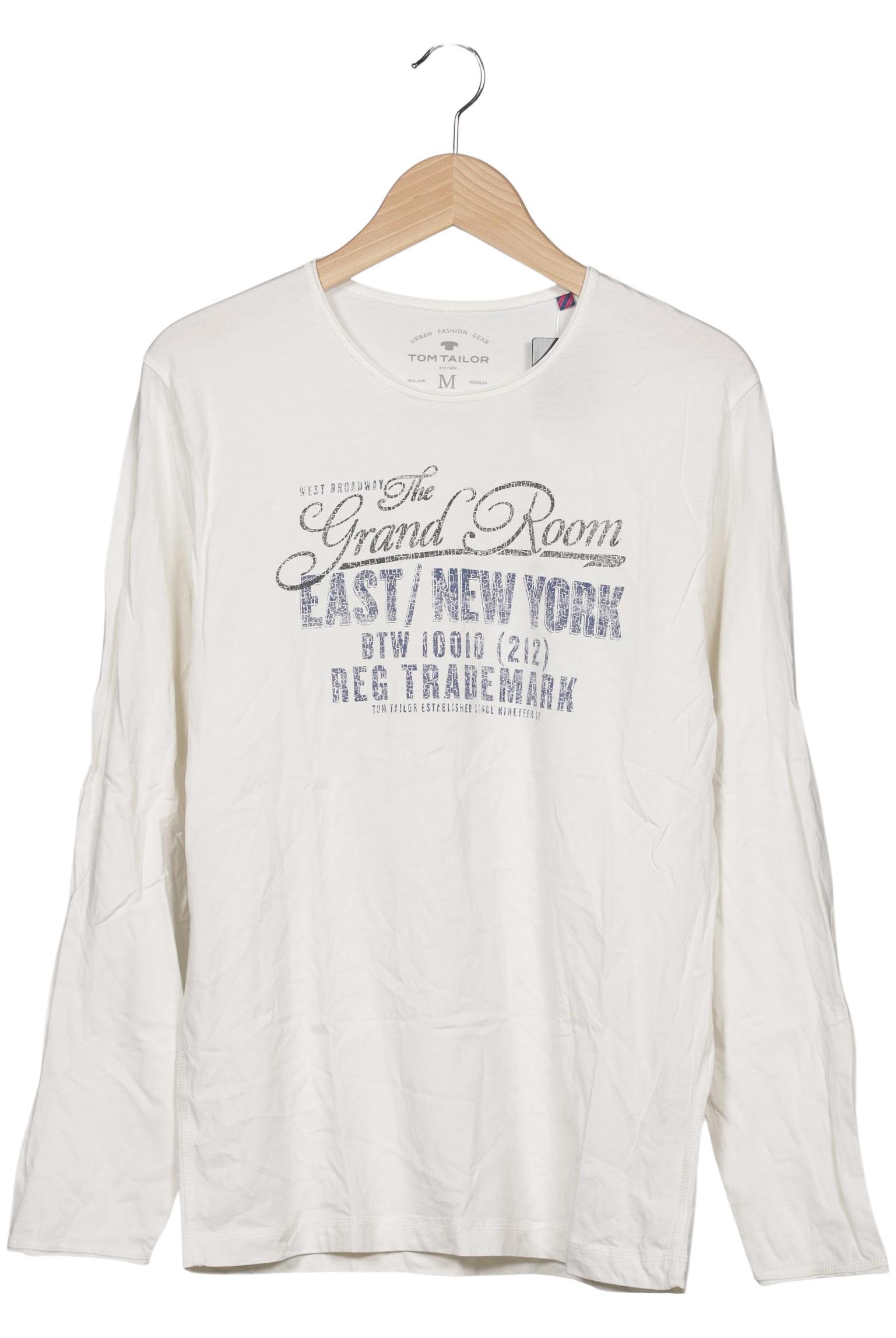 

Tom Tailor Herren Langarmshirt, cremeweiß, Gr. 48