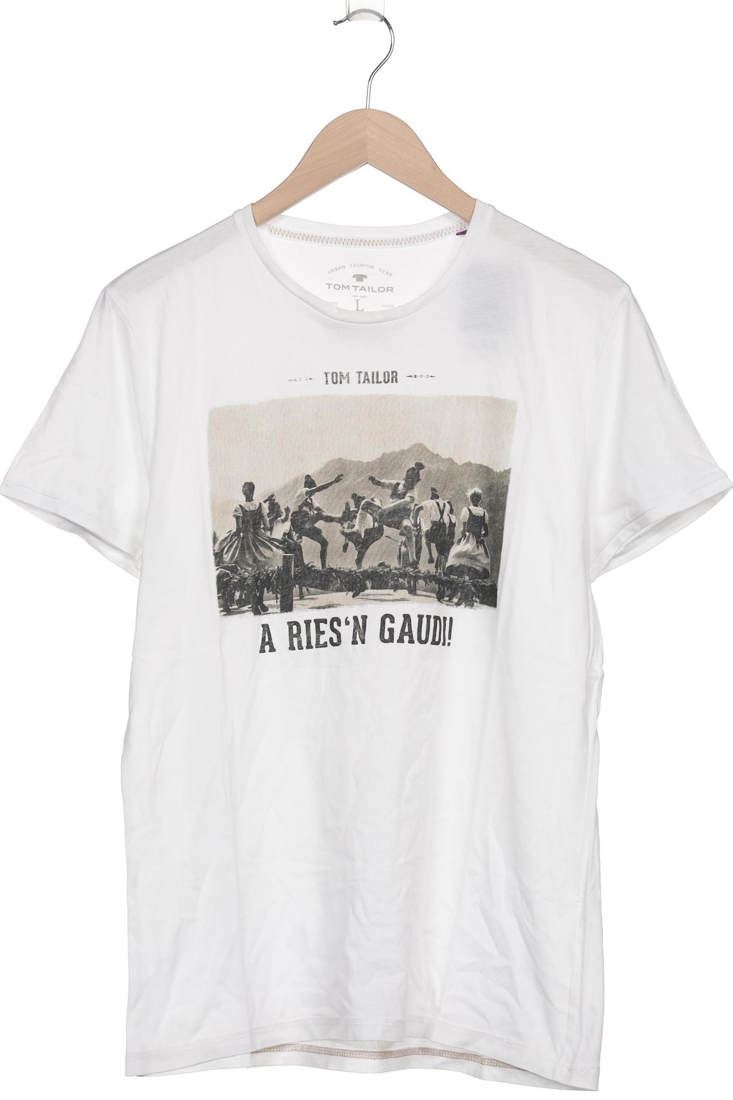 

Tom Tailor Herren T-Shirt, weiß, Gr. 52