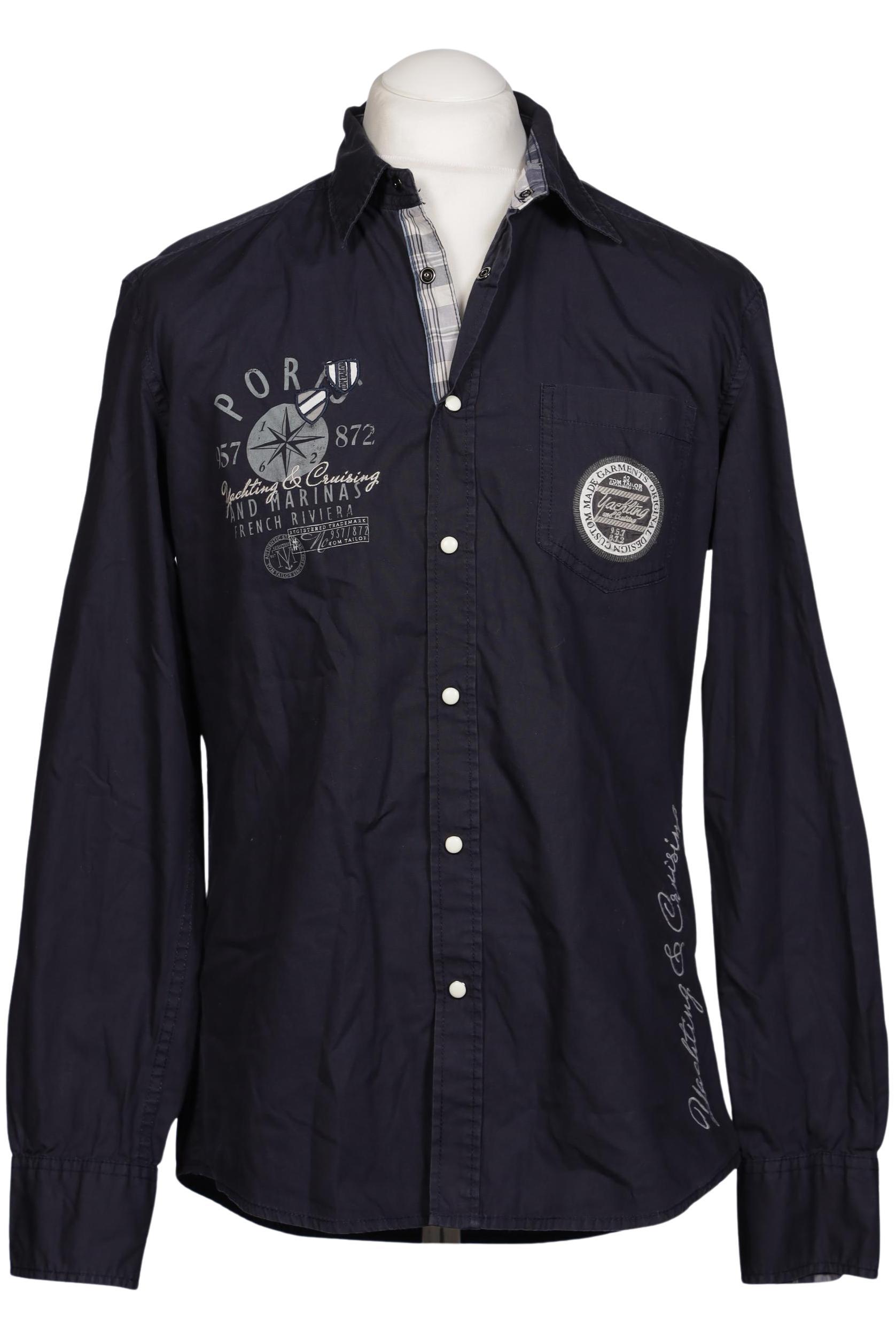 

Tom Tailor Herren Hemd, marineblau, Gr. 52