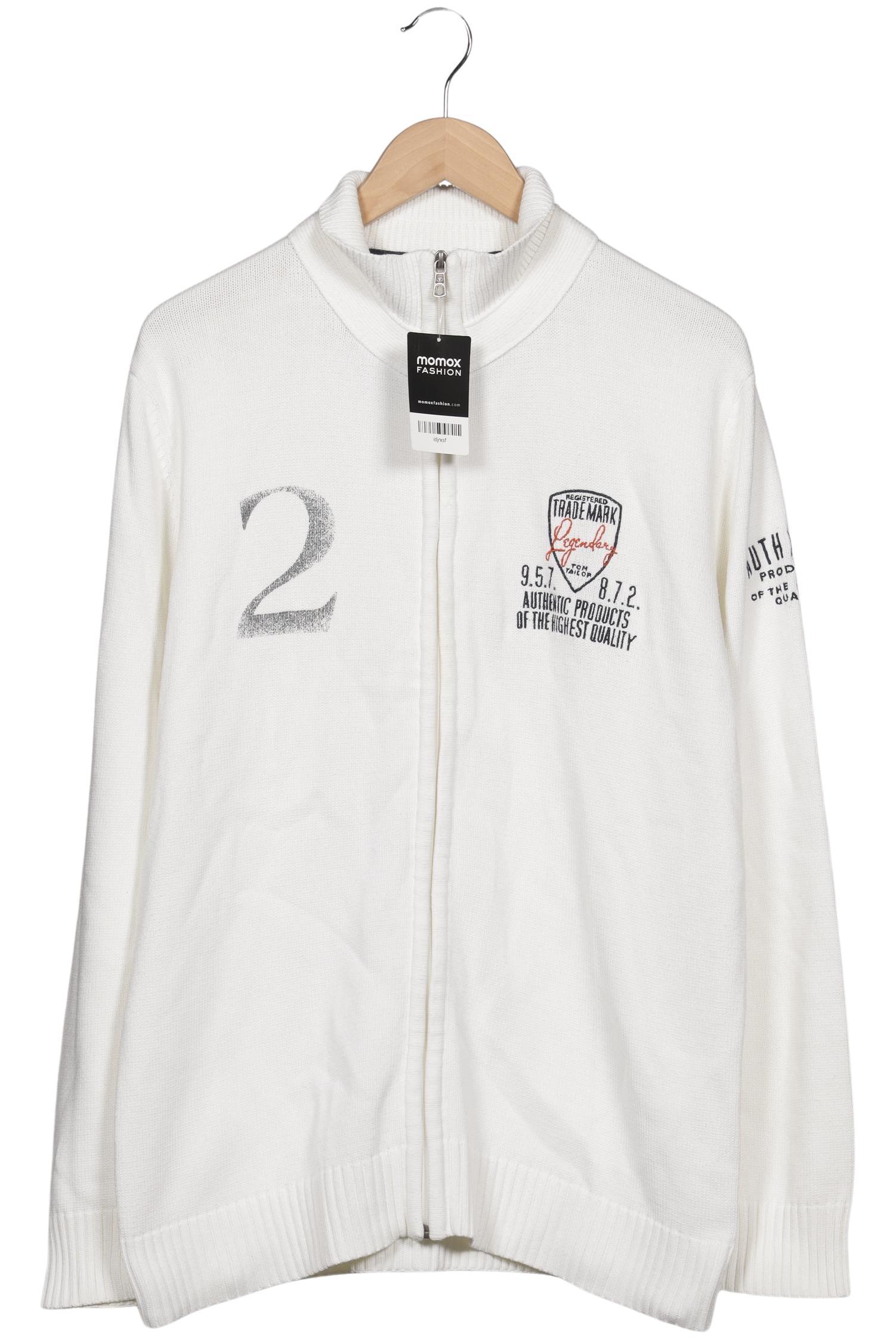 

Tom Tailor Herren Strickjacke, weiß, Gr. 54