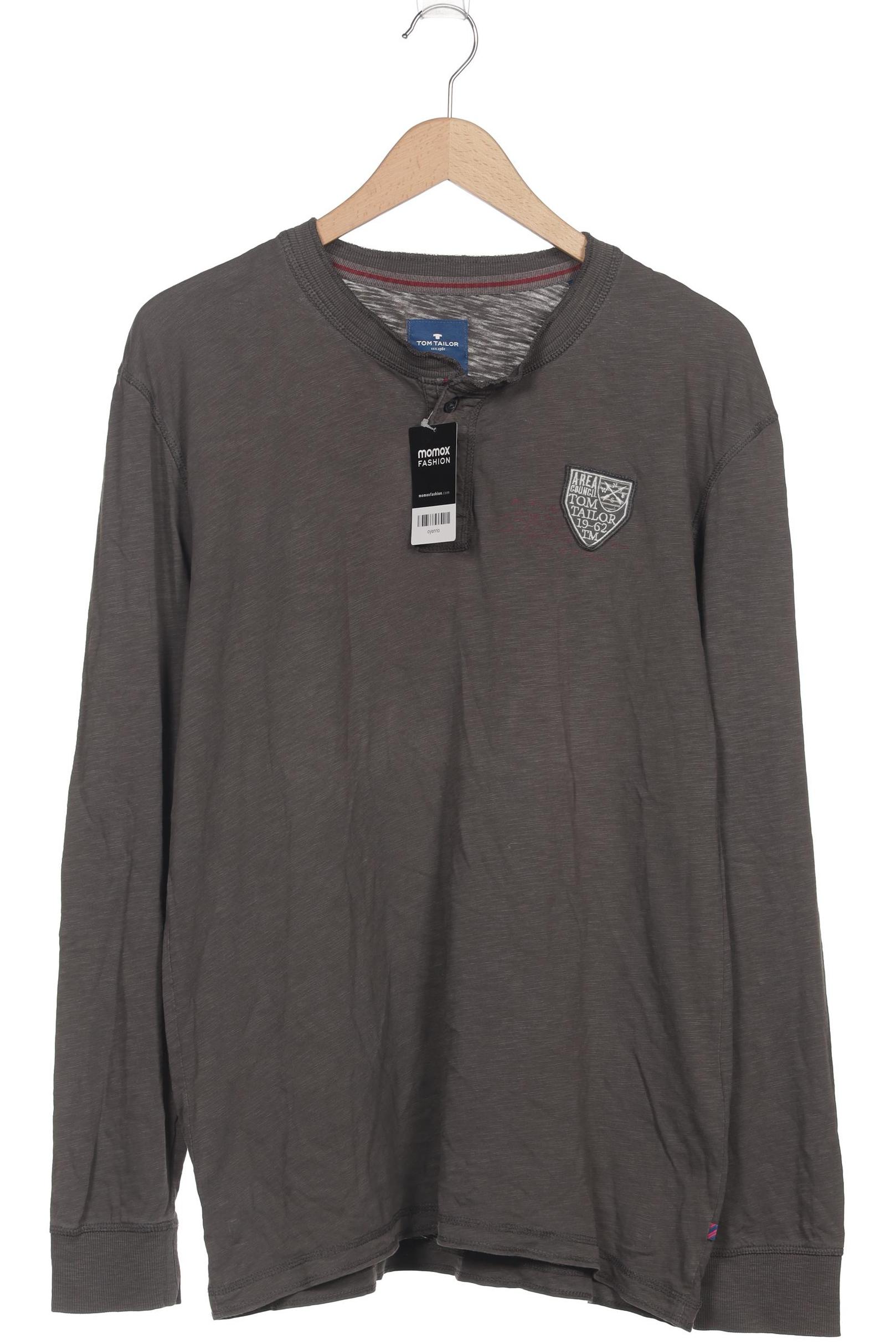 

Tom Tailor Herren Langarmshirt, grau, Gr. 54
